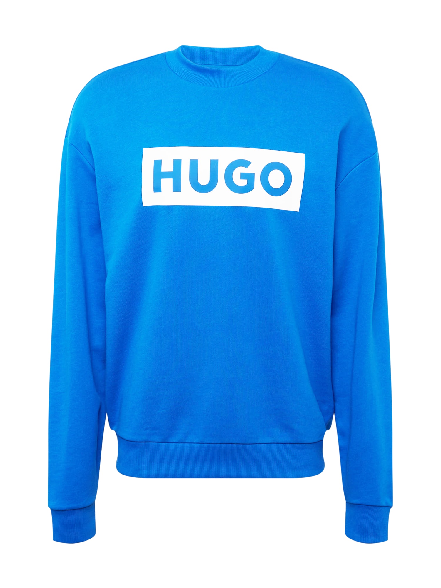 HUGO Blue Суичър 'Niero'  кралско синьо / бяло