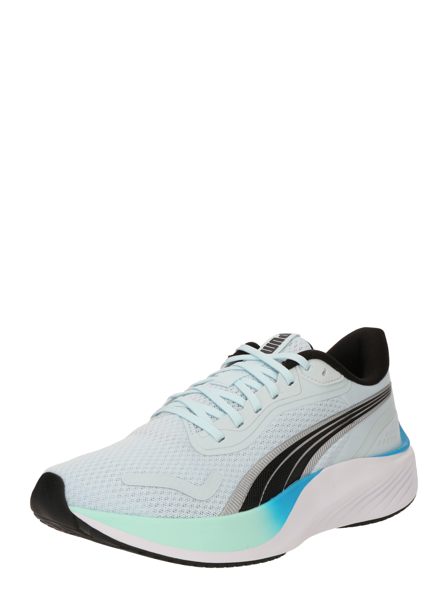 PUMA Sneaker de alergat Pounce Lite  gri / verde mentă / negru