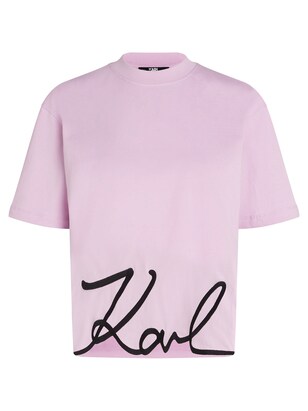 Karl Lagerfeld Shirt Sering / Zwart