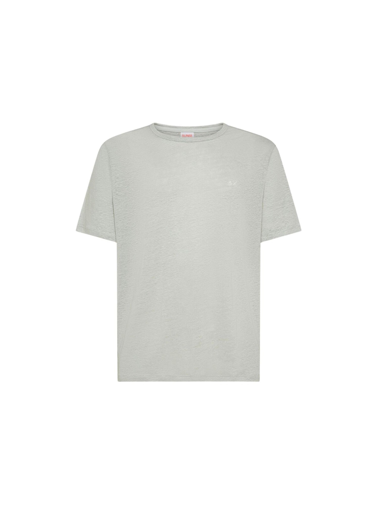 SUN68 Camiseta 'T-SHIRT JERSEY LINEN S/S'  gris