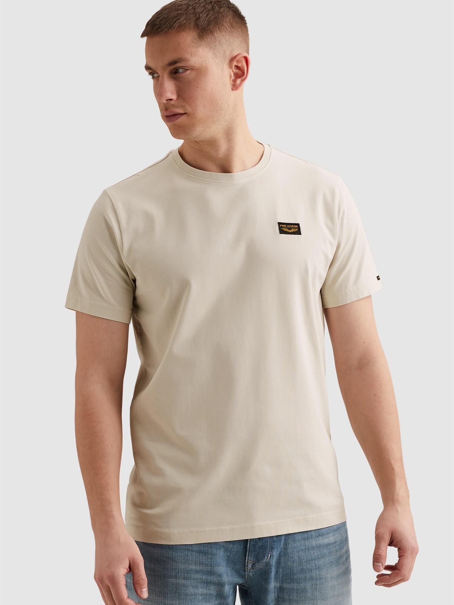 Pme Legend Shirt 'American Classic T-shirt' Beige