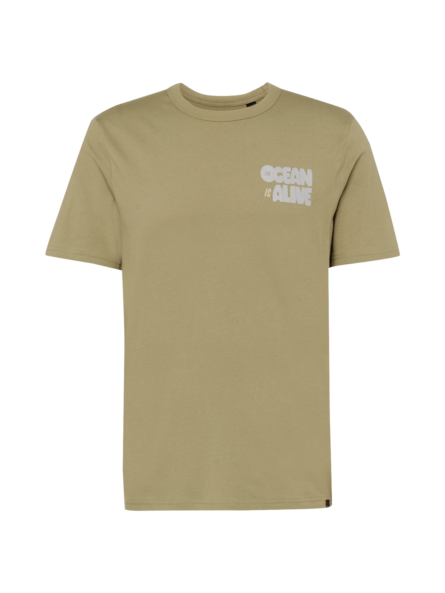 O'NEILL Тениска 'Pacific'  бежово / сиво / тръстиково зелено / мръсно бяло