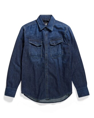 G-Star Raw Overhemd Donkerblauw