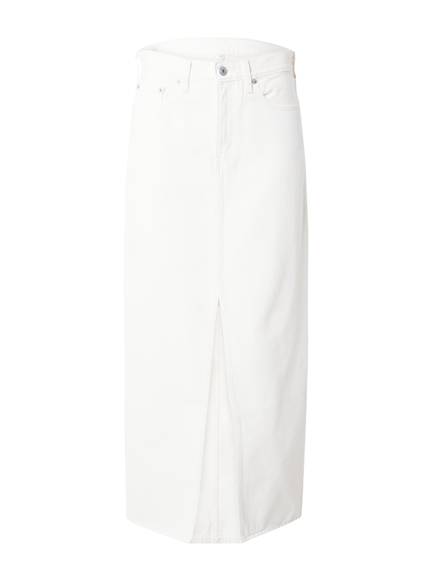 LEVI'S ® Sijonas 'Ankle Column Skirt' balto džinso spalva