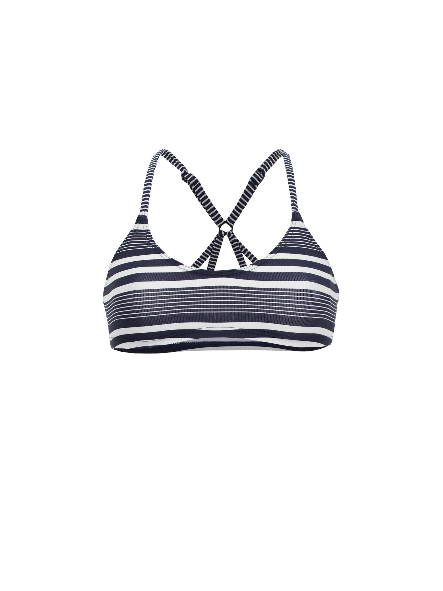 VIVID Sutien costum de baie  bleumarin / alb