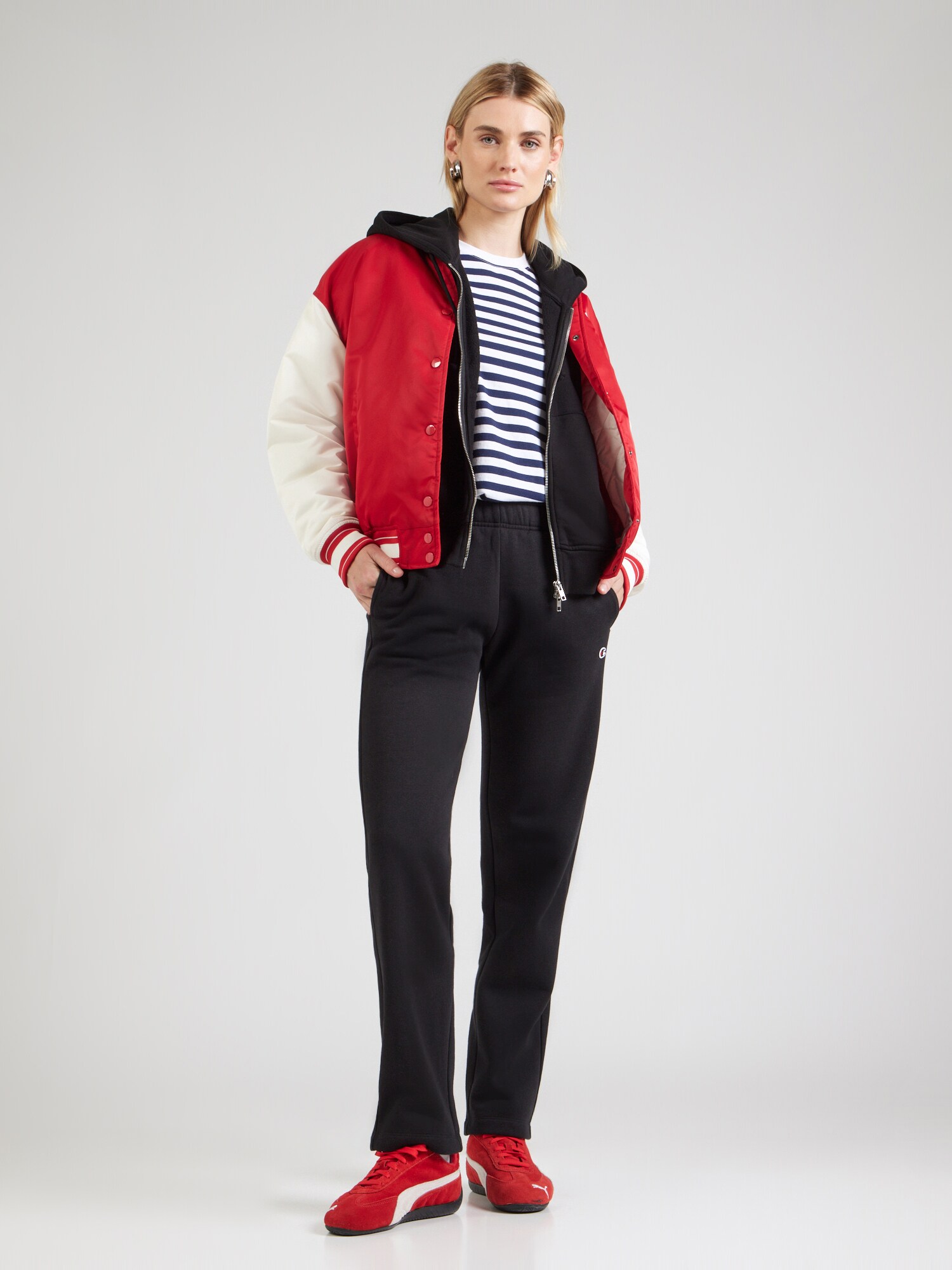 Champion Pantalón  rojo / negro / blanco – imagen 4