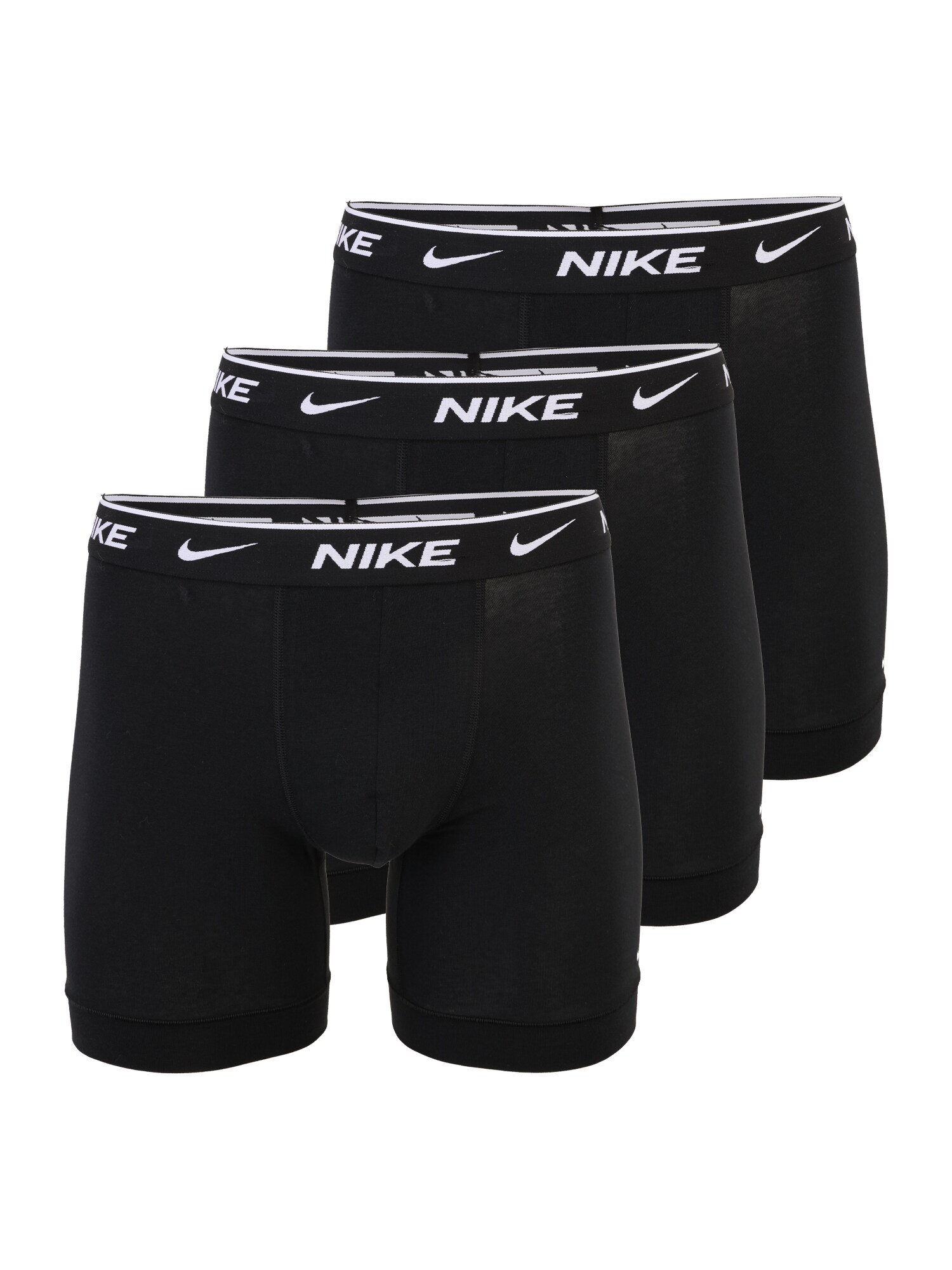 NIKE Underwear Boxeri  negru / alb