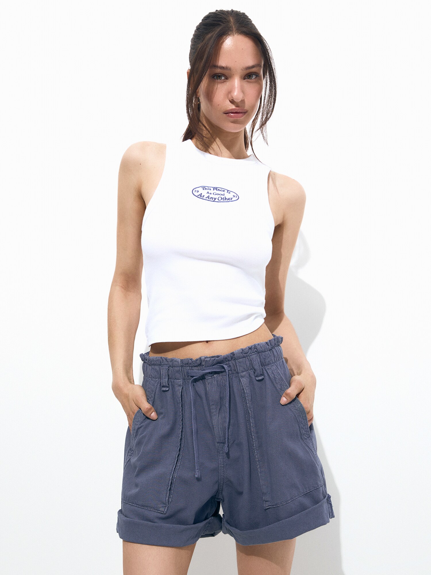 Pull&Bear Nadrág  opál termék 2. képe