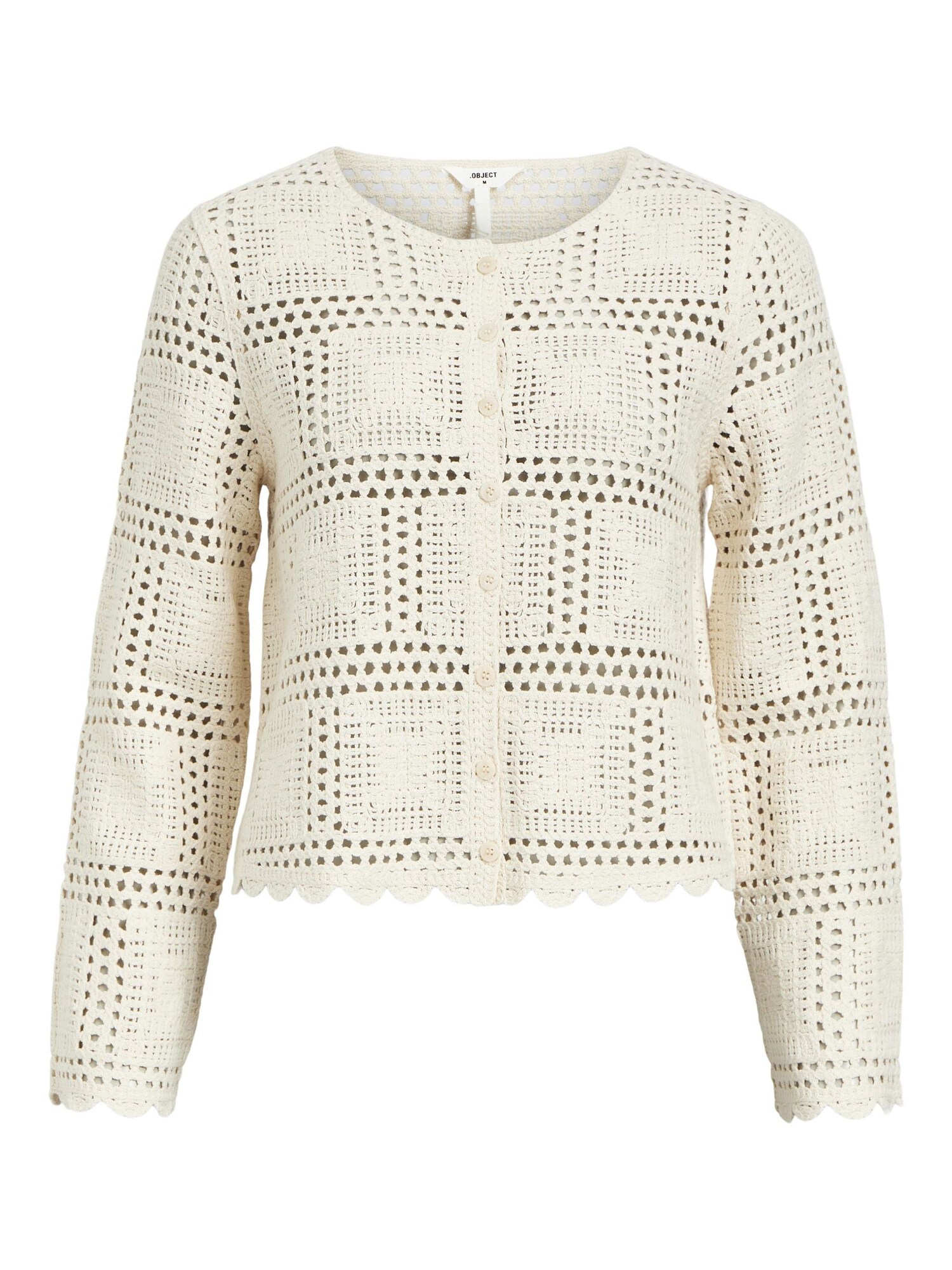 OBJECT Geacă tricotată  ecru