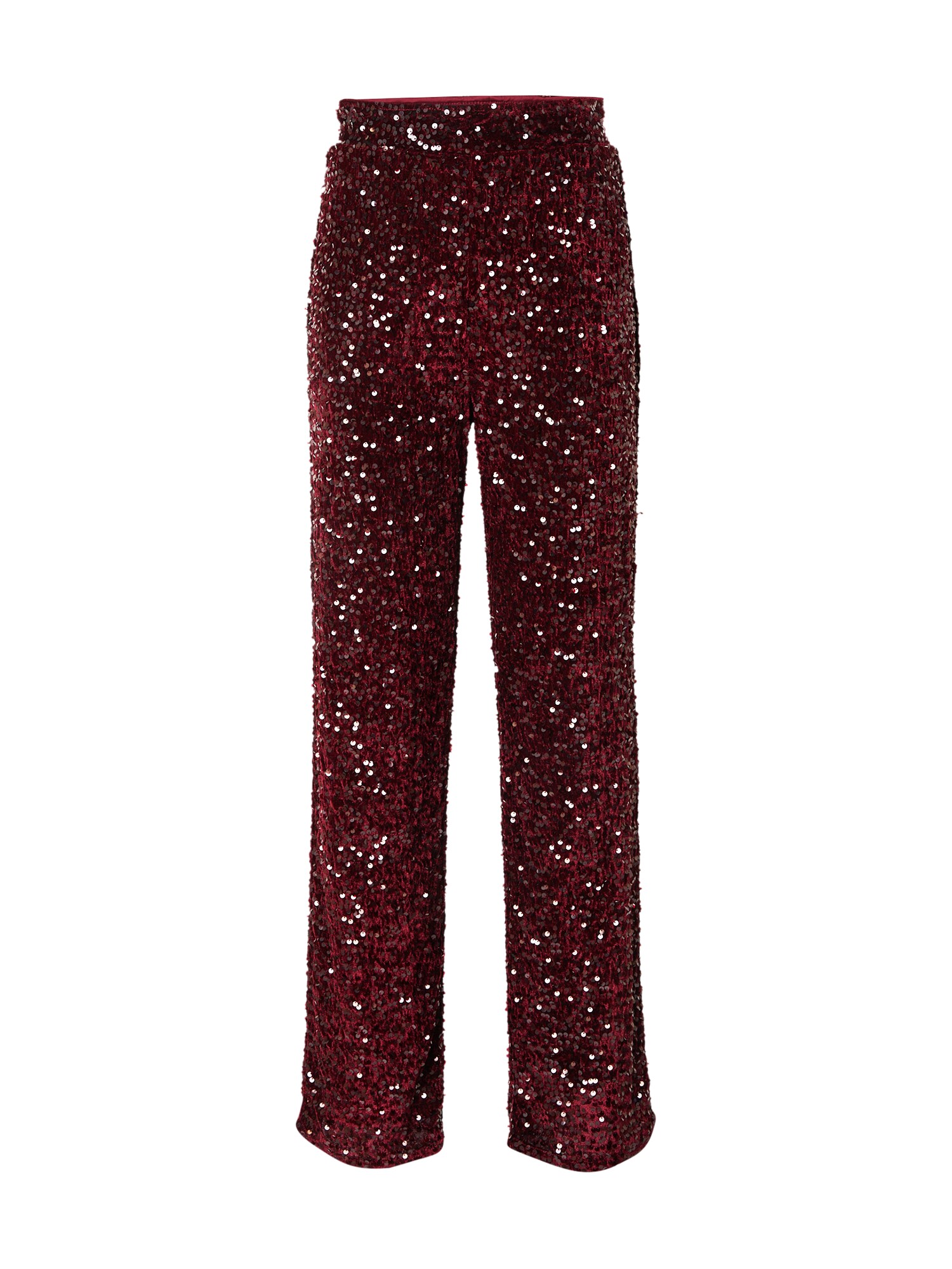 PIECES Pantaloni PCKAM  roșu vin