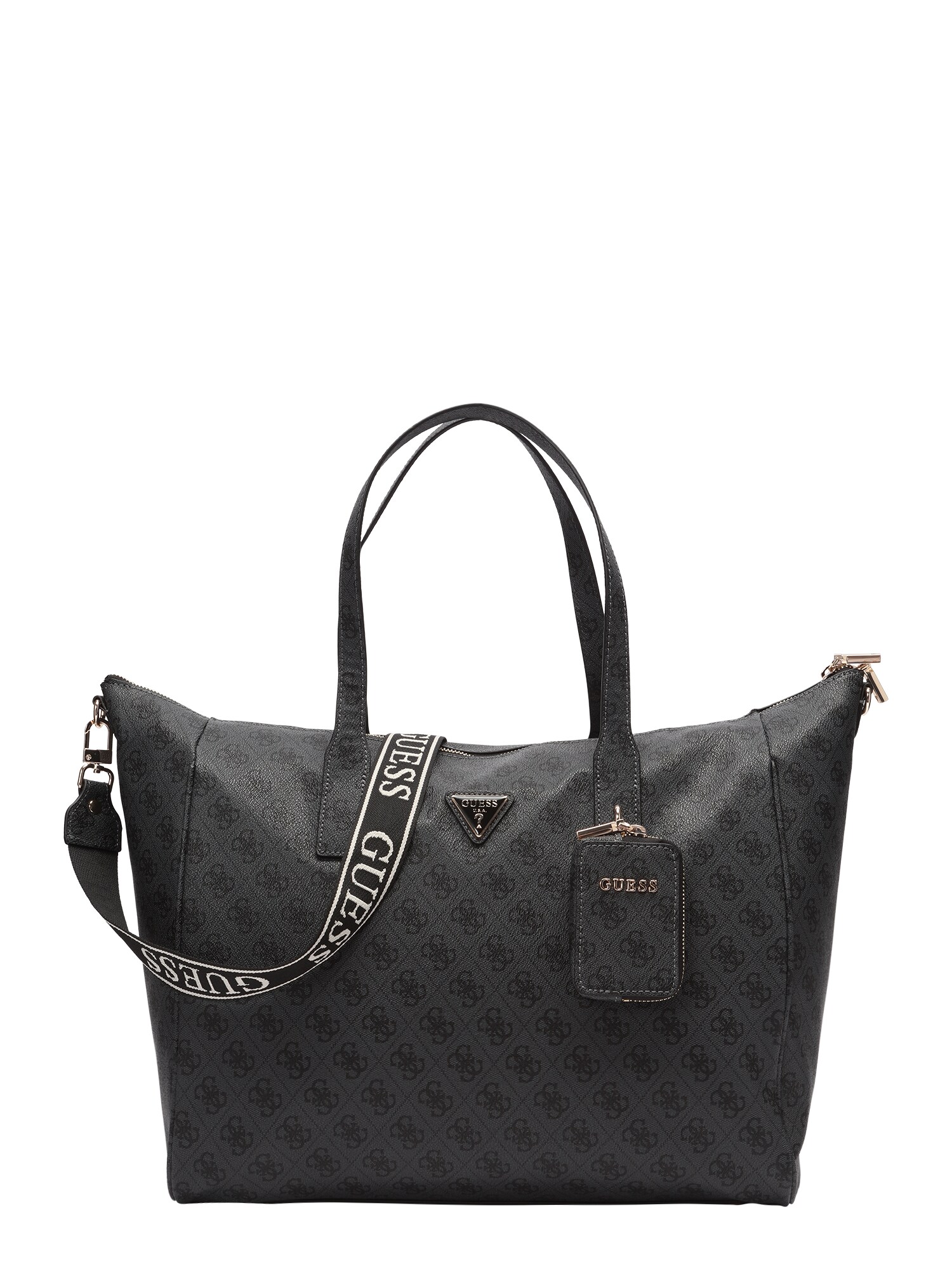 GUESS Shopper táska 'LATONA'  arany / fekete akciós termékkép 1