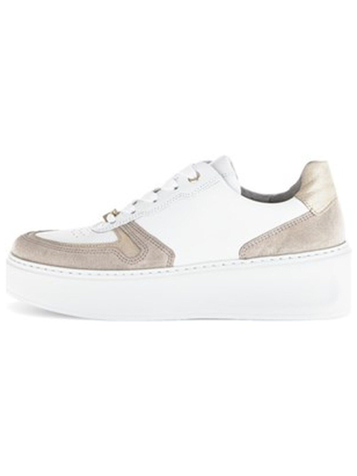 Gabor Schnürschuh Sneaker Damen 66.485.53 Rauleder In Weiß