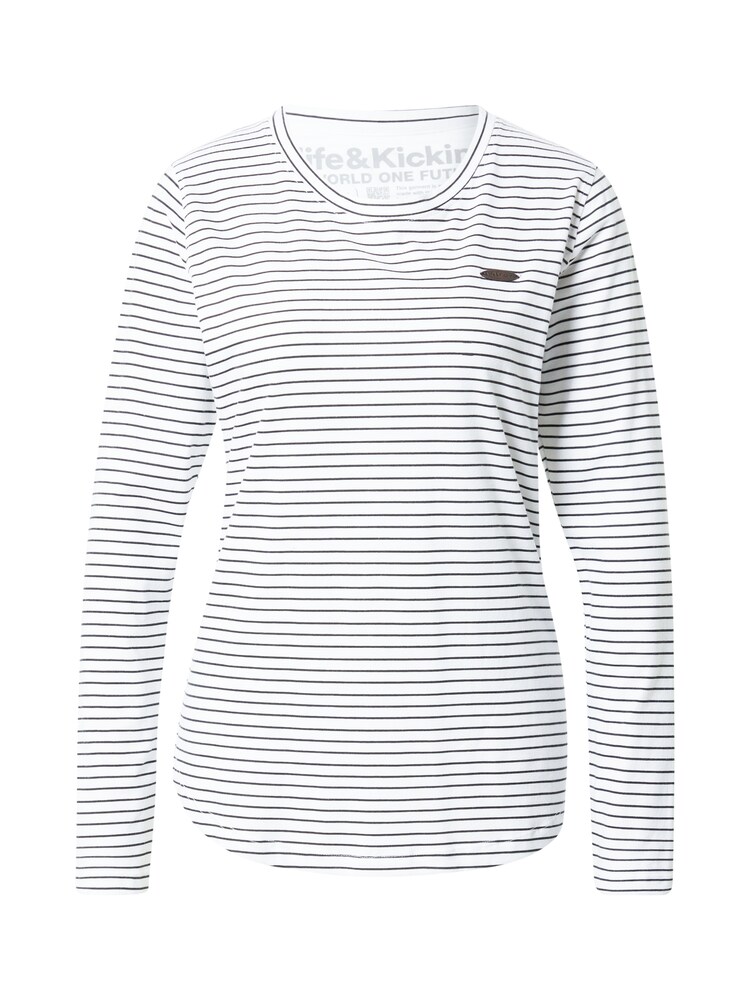 alife & kickin Shirt 'LeaAK' Damen Größe L schwarz / weiß