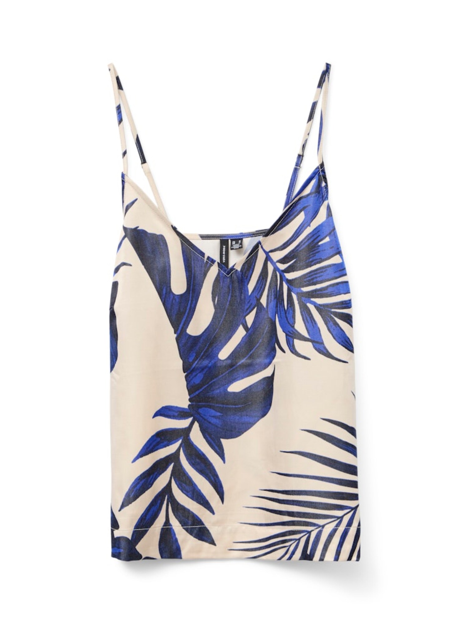 VERO MODA Top 'VMVINA' modrá / námornícka modrá / biela ako vlna
