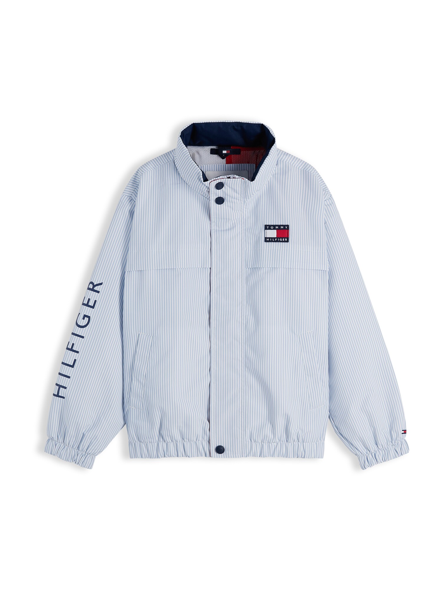 TOMMY HILFIGER Geacă de primăvară-toamnă  bleumarin / albastru deschis / roșu / alb