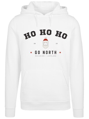 F4NT4STIC Sweatshirt ‘Ho Ho Ho Santa’ Vuurrood / Zwart / Wit