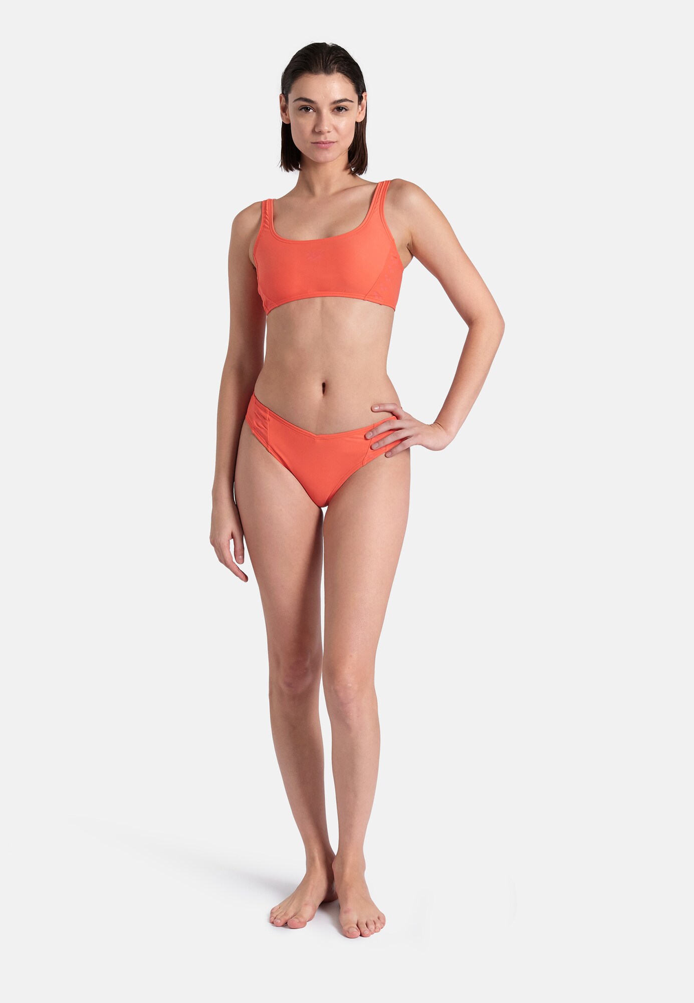 ARENA Bikini 'TEAM STRIPE'  korál / lazac termék 2. képe