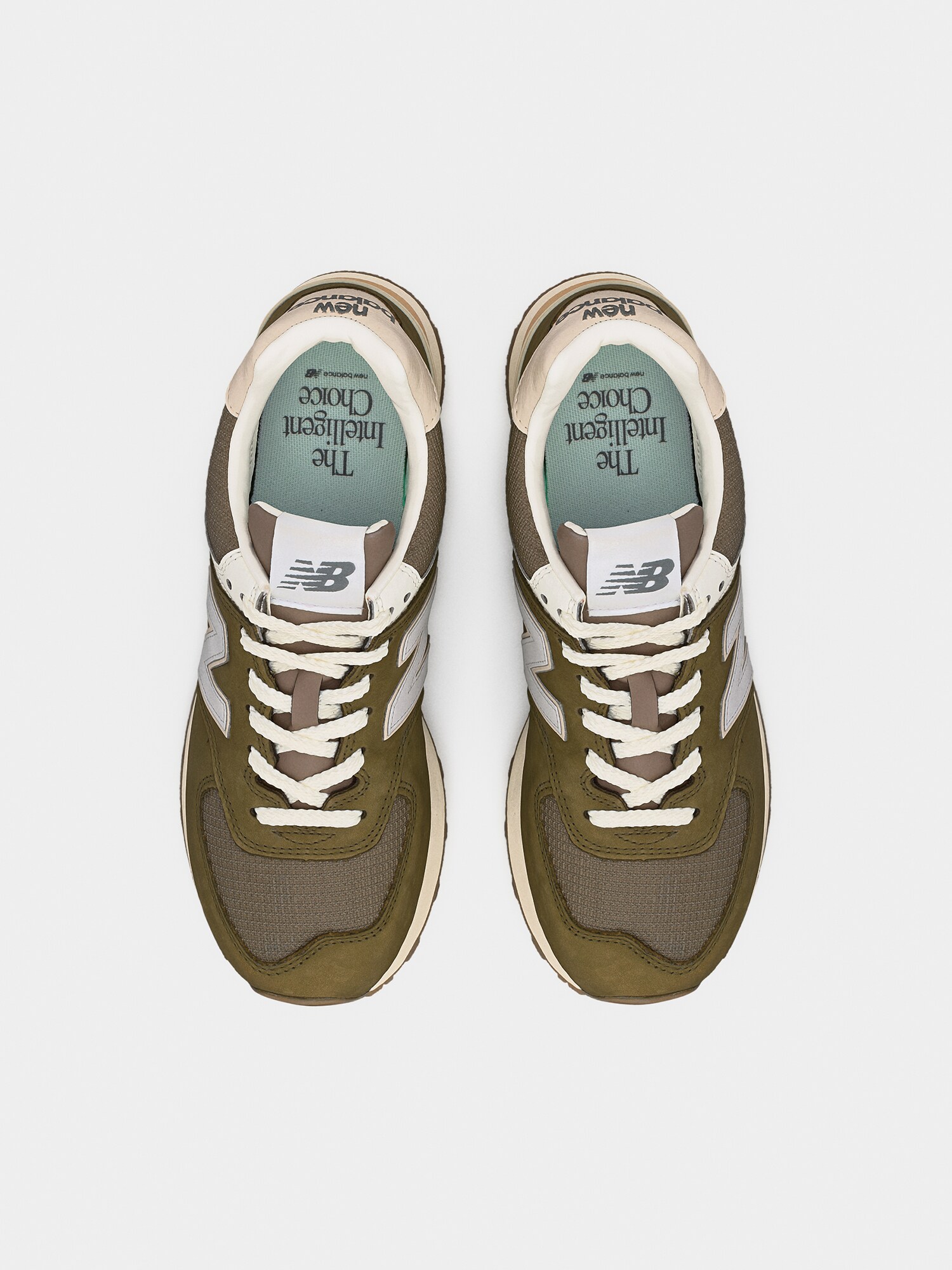New balance Zapatillas deportivas bajas '574'  verde / blanco – imagen 4