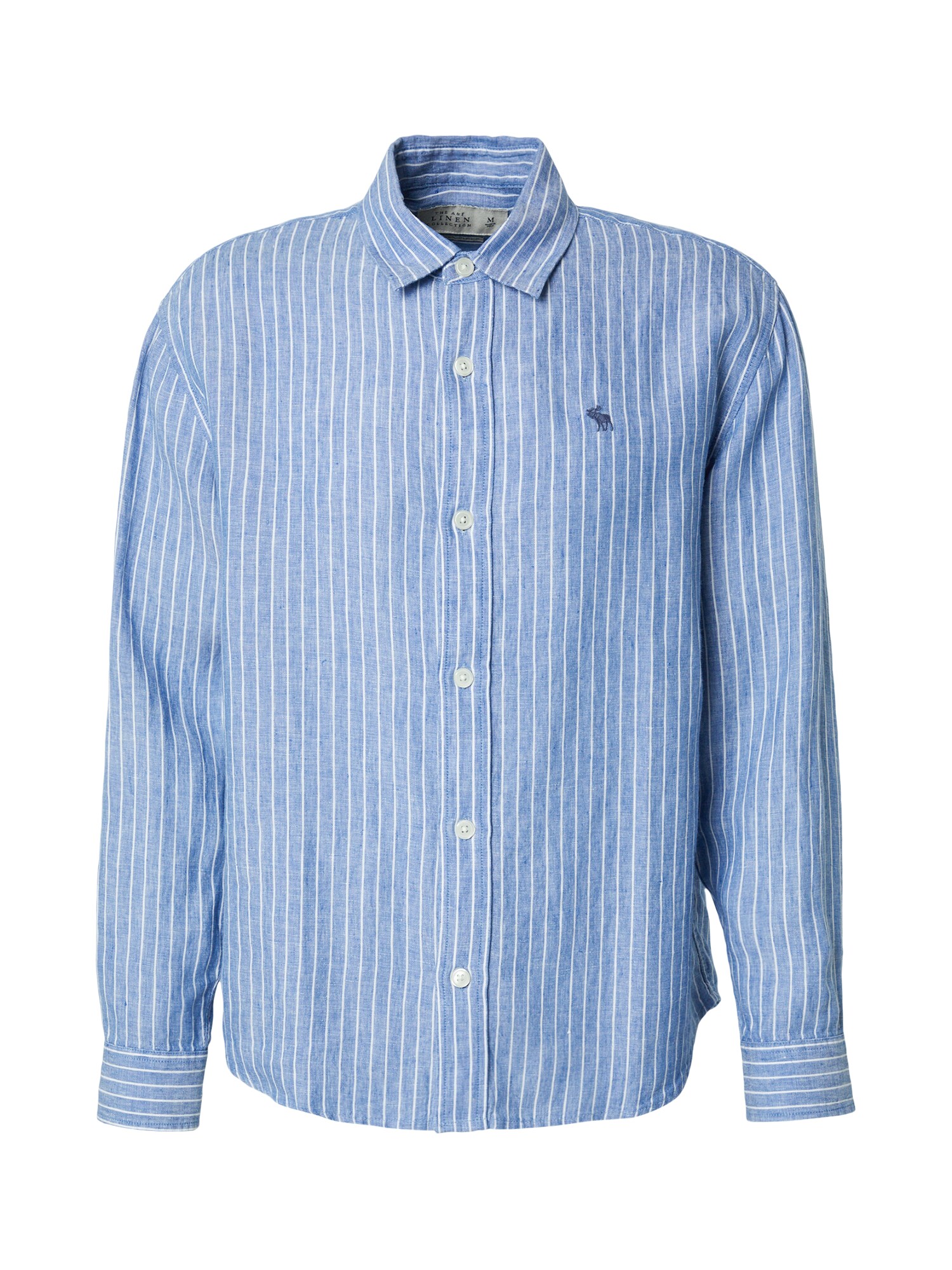 Abercrombie & Fitch Cămașă 'FEB4'  albastru / alb