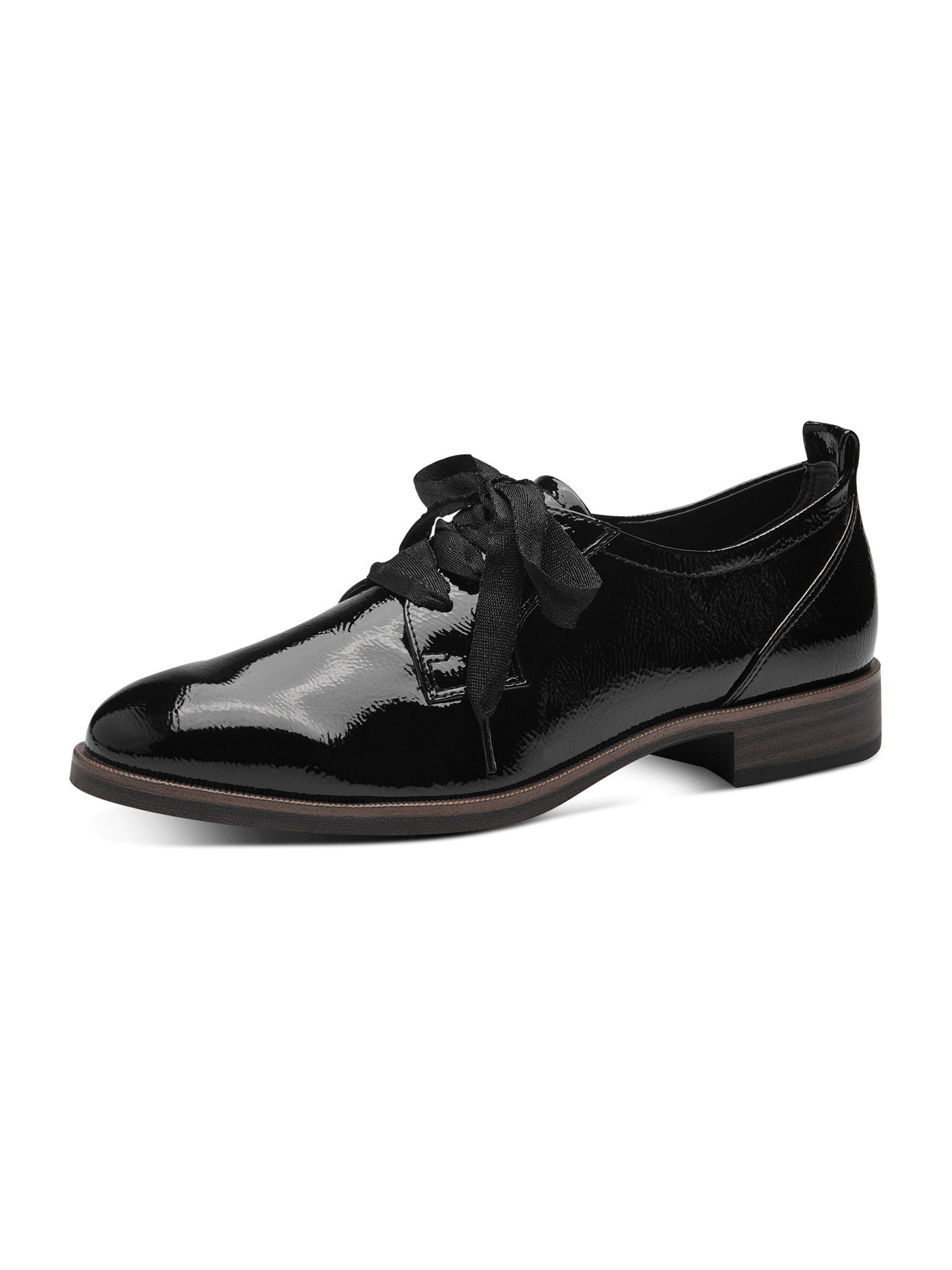 TAMARIS Обувки с връзки  черно