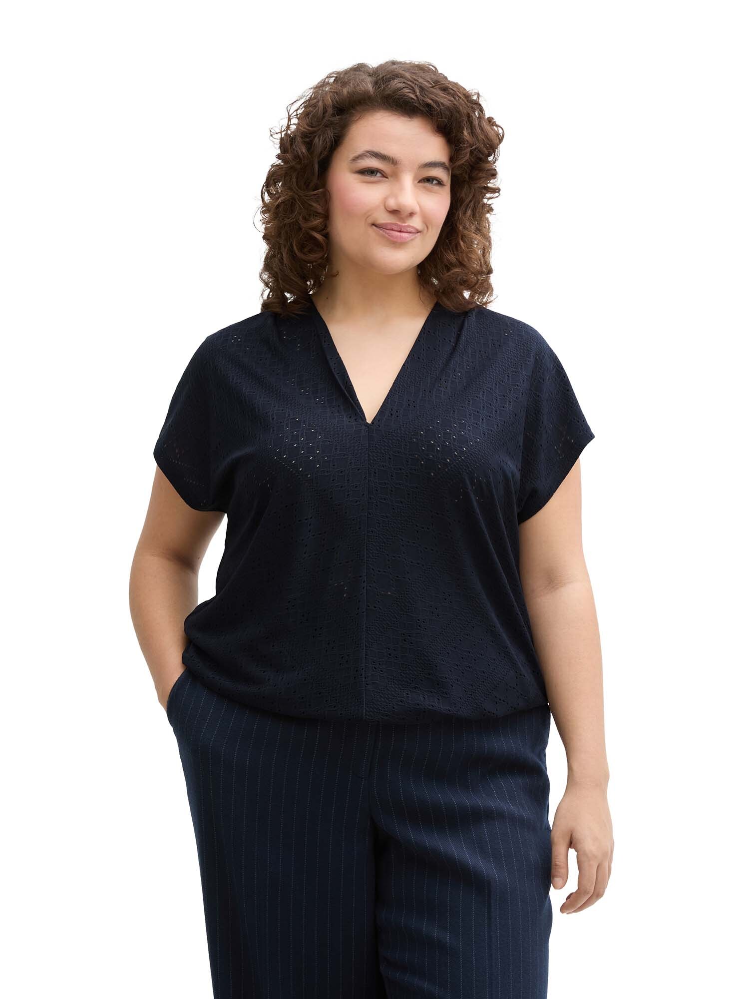 Tom Tailor Women + Blúz  éjkék termék 2. képe