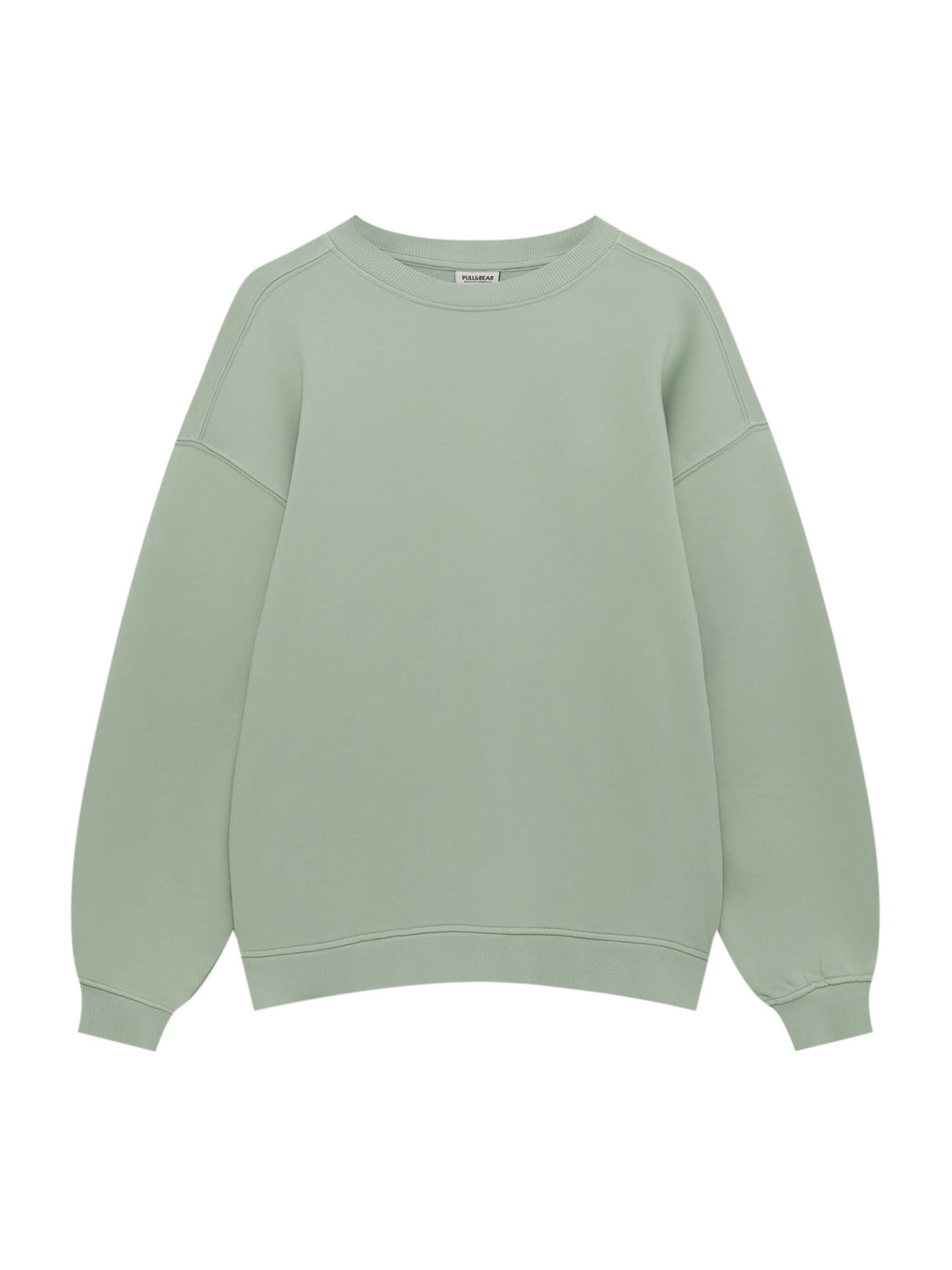 Pull&Bear Sweater majica  pastelno zelena