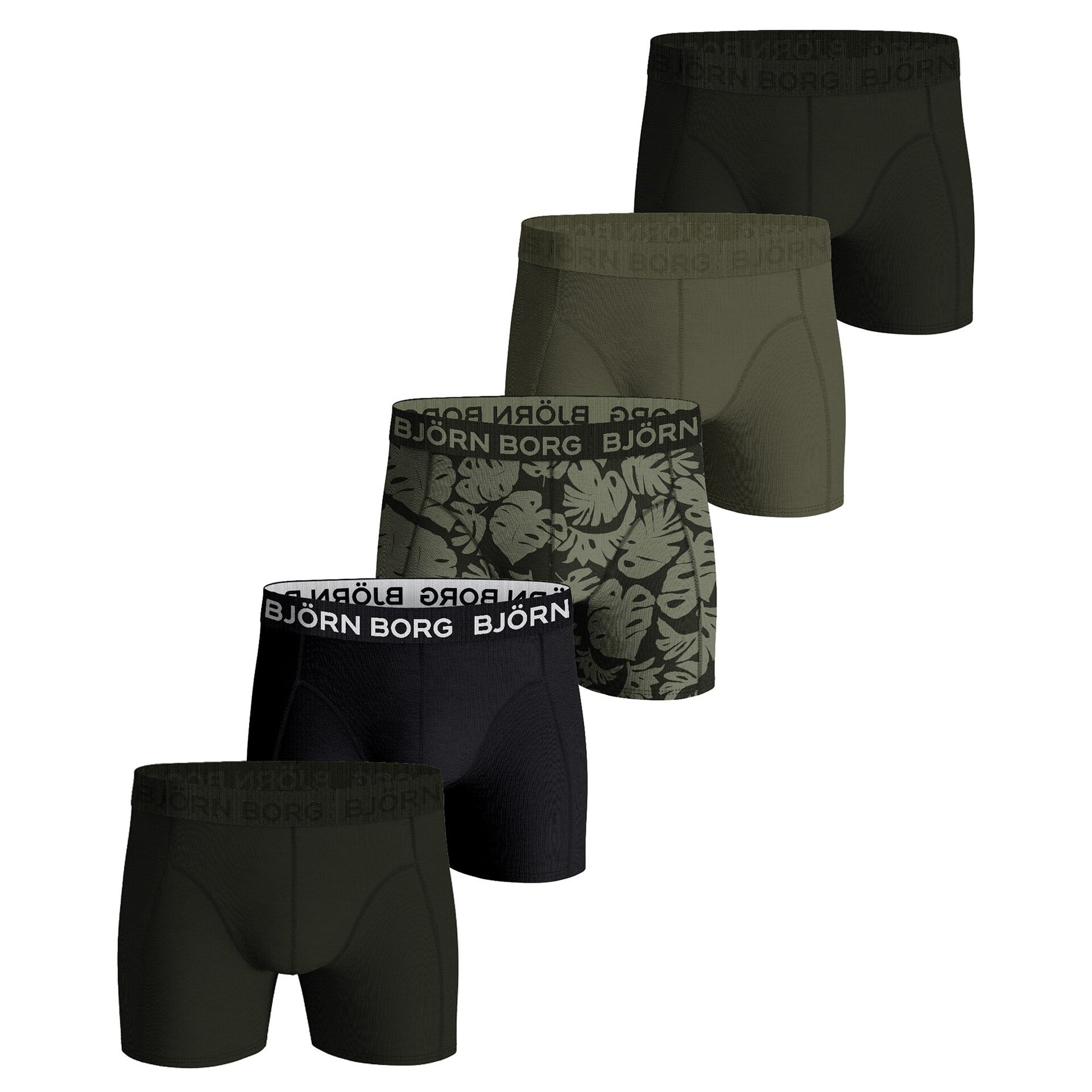 Björn Borg COTTON STRETCH BOXER 5p boxershorts herr – bild 5