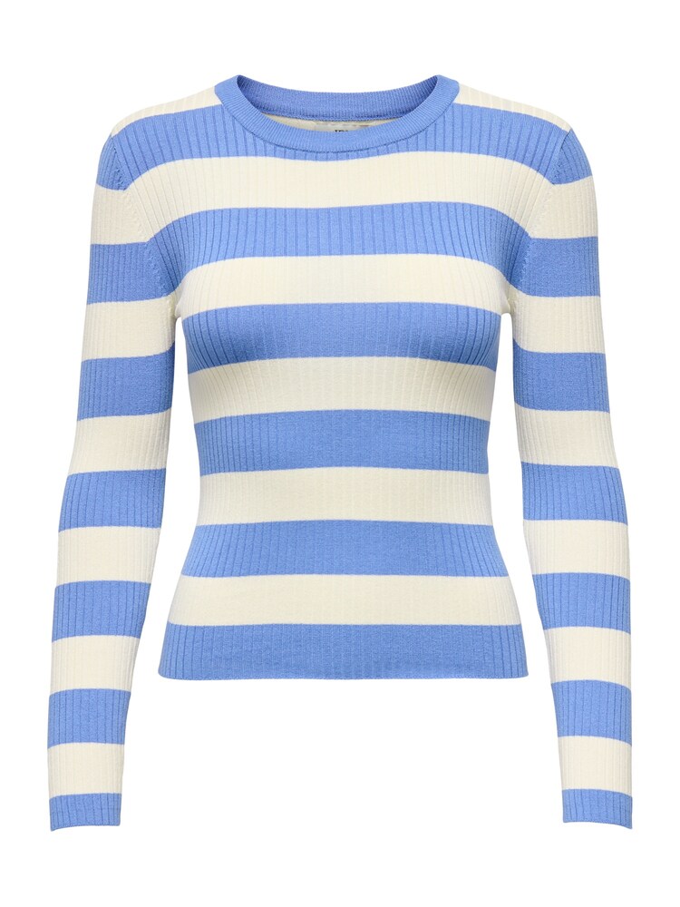 JDY Pulóver 'JDYPLUM' Női kék, fehér , Méret S