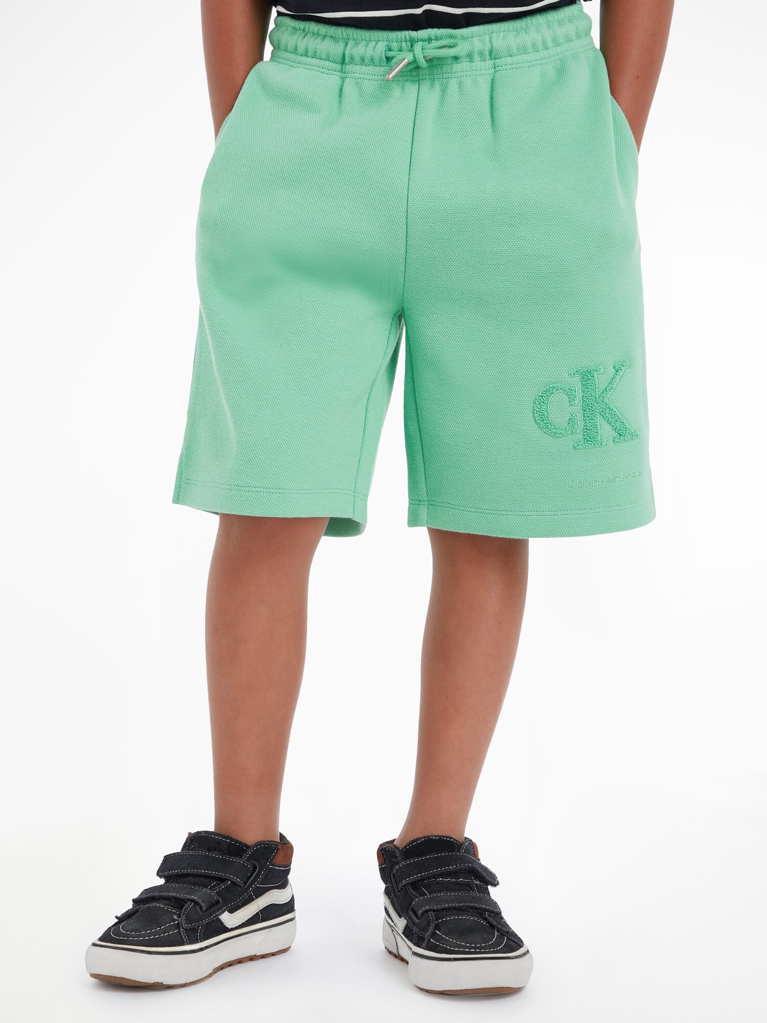 Calvin Klein Hlače  svetlo zelena