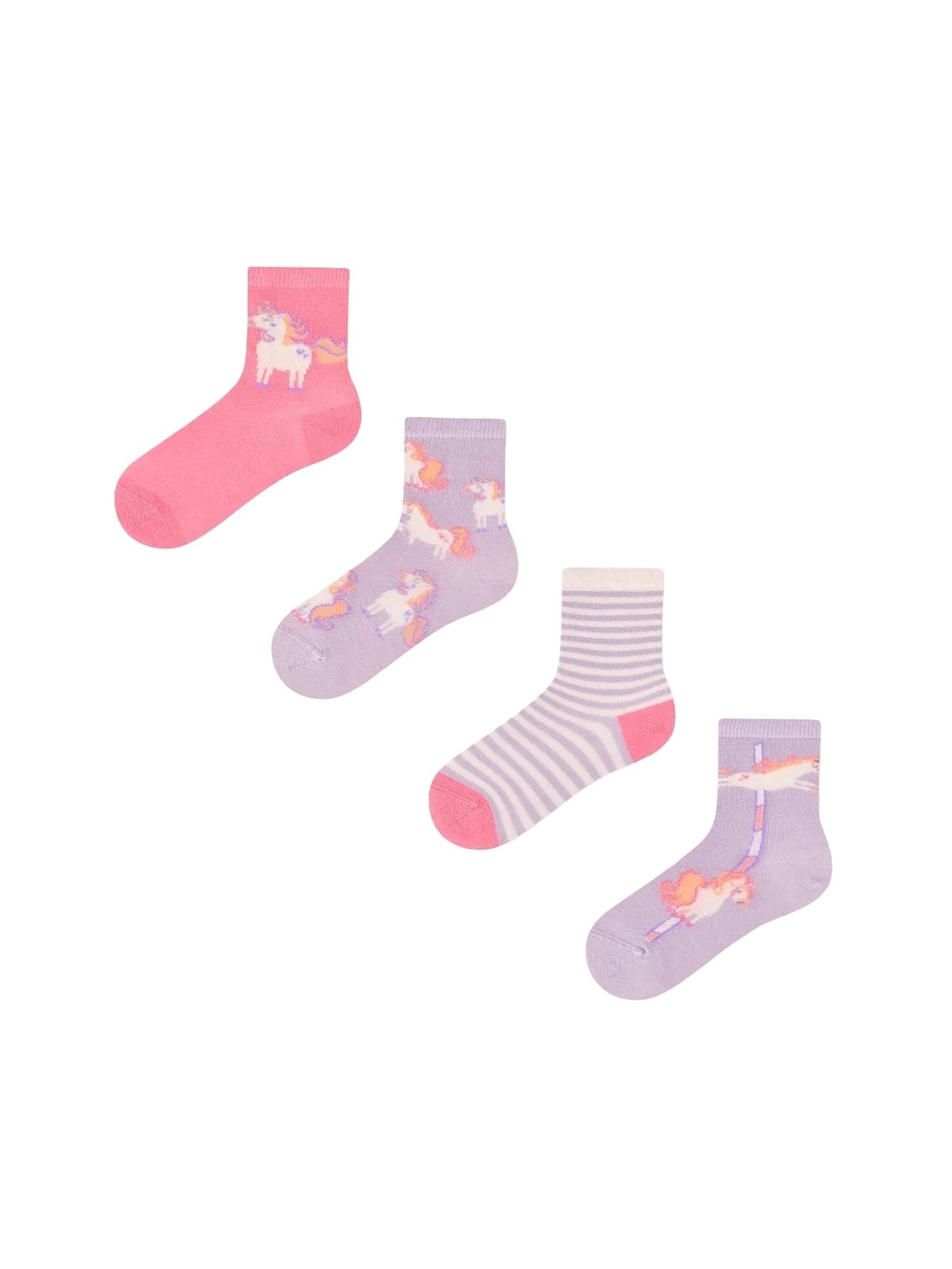 Penti Čarape 'PENTI Mädchen Unicorn Carousel Baumwoll-Doppel-Sneakersocken' miks boja
