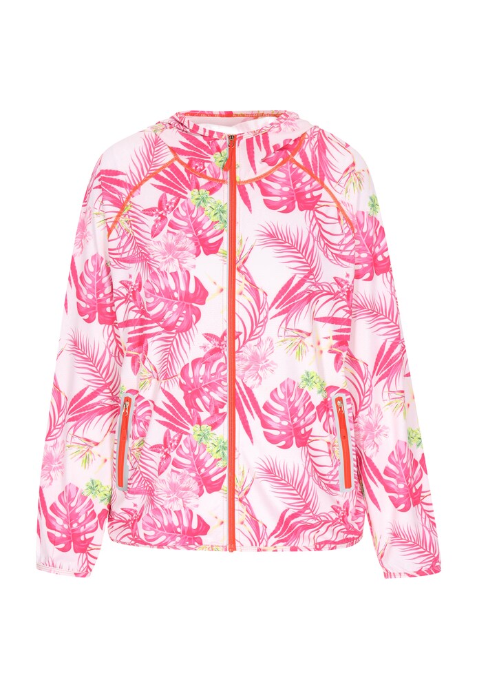 ebeeza Übergangsjacke Damen Größe S limette / rosa / weiß