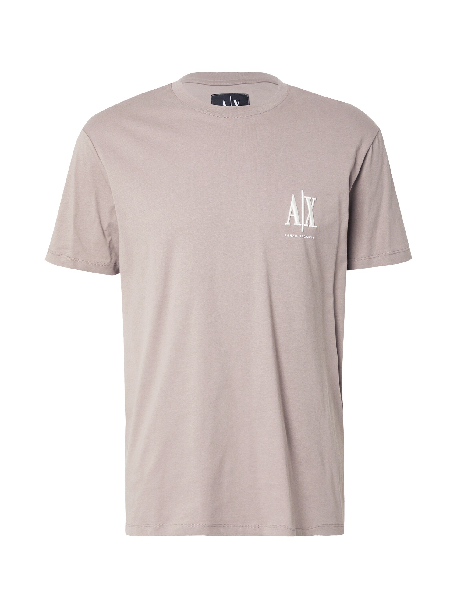 ARMANI EXCHANGE Póló  bézs / fehér akciós termékkép 1