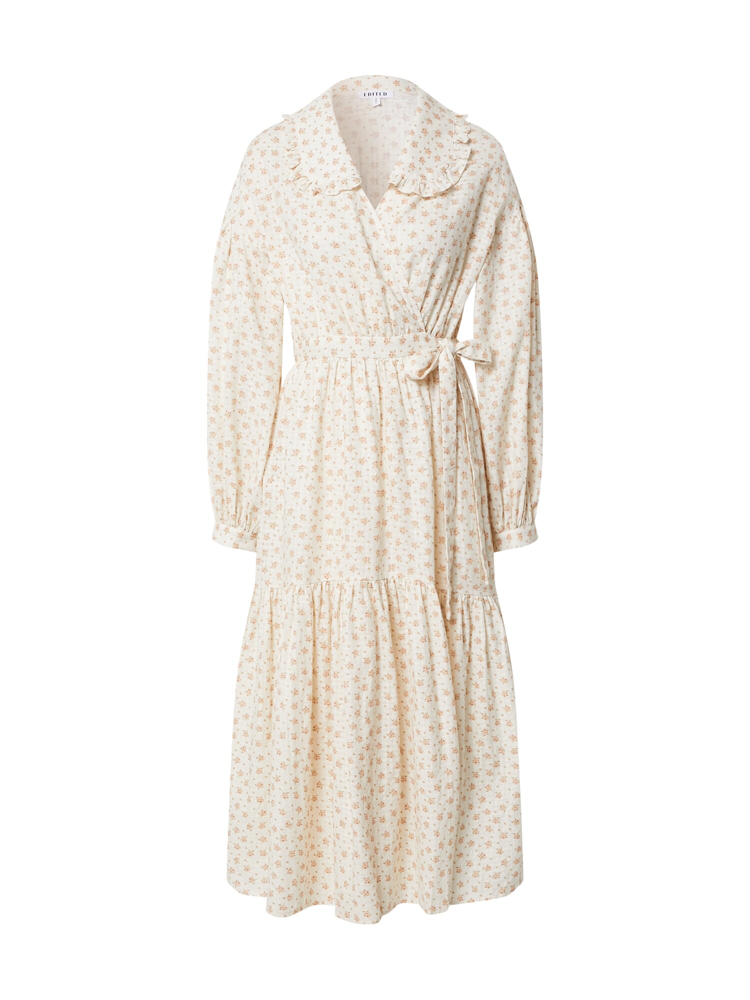 EDITED Rochie tip bluză Damara  crem / verde pastel / roz