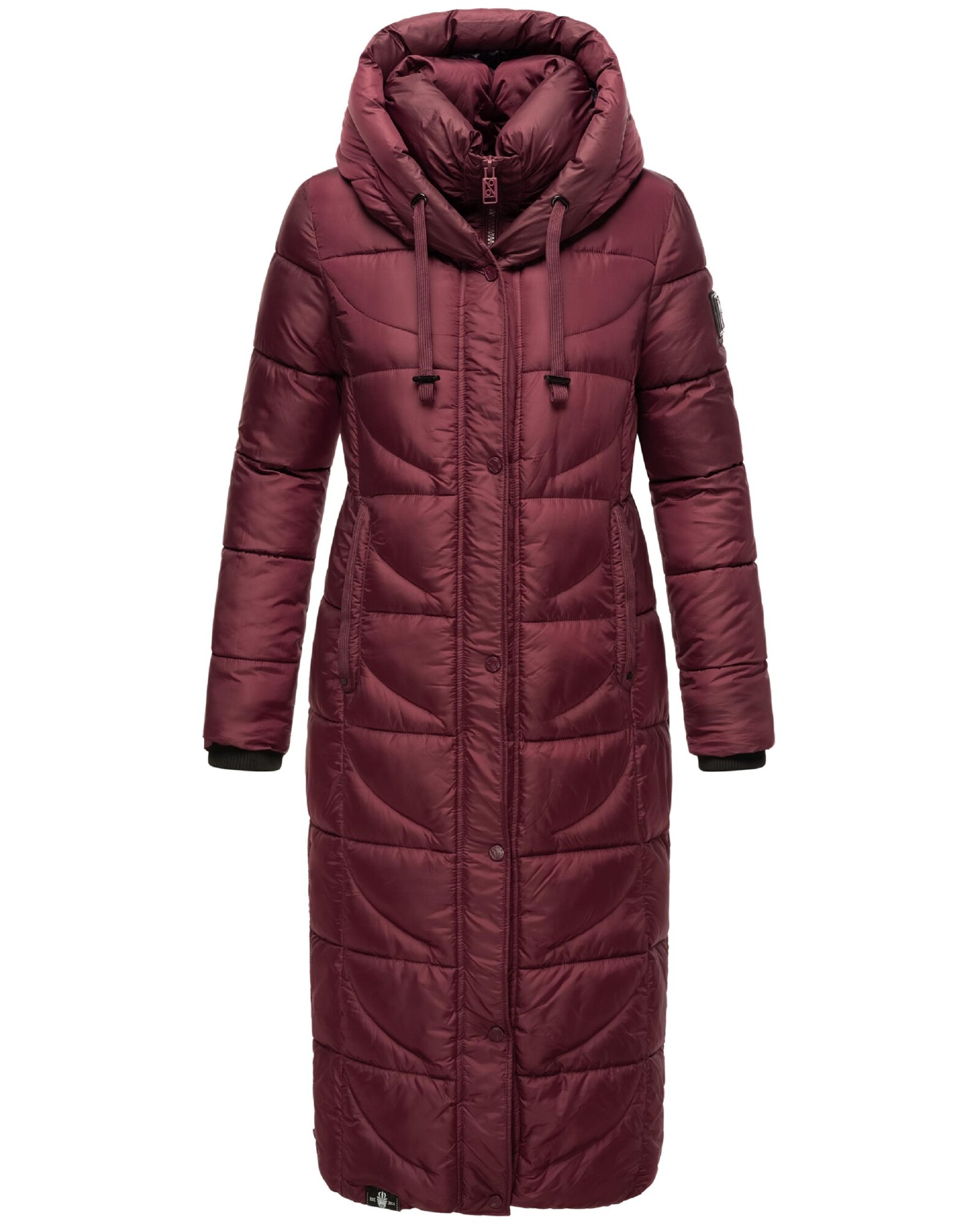 NAVAHOO Palton de iarnă Waffelchen  roșu bordeaux