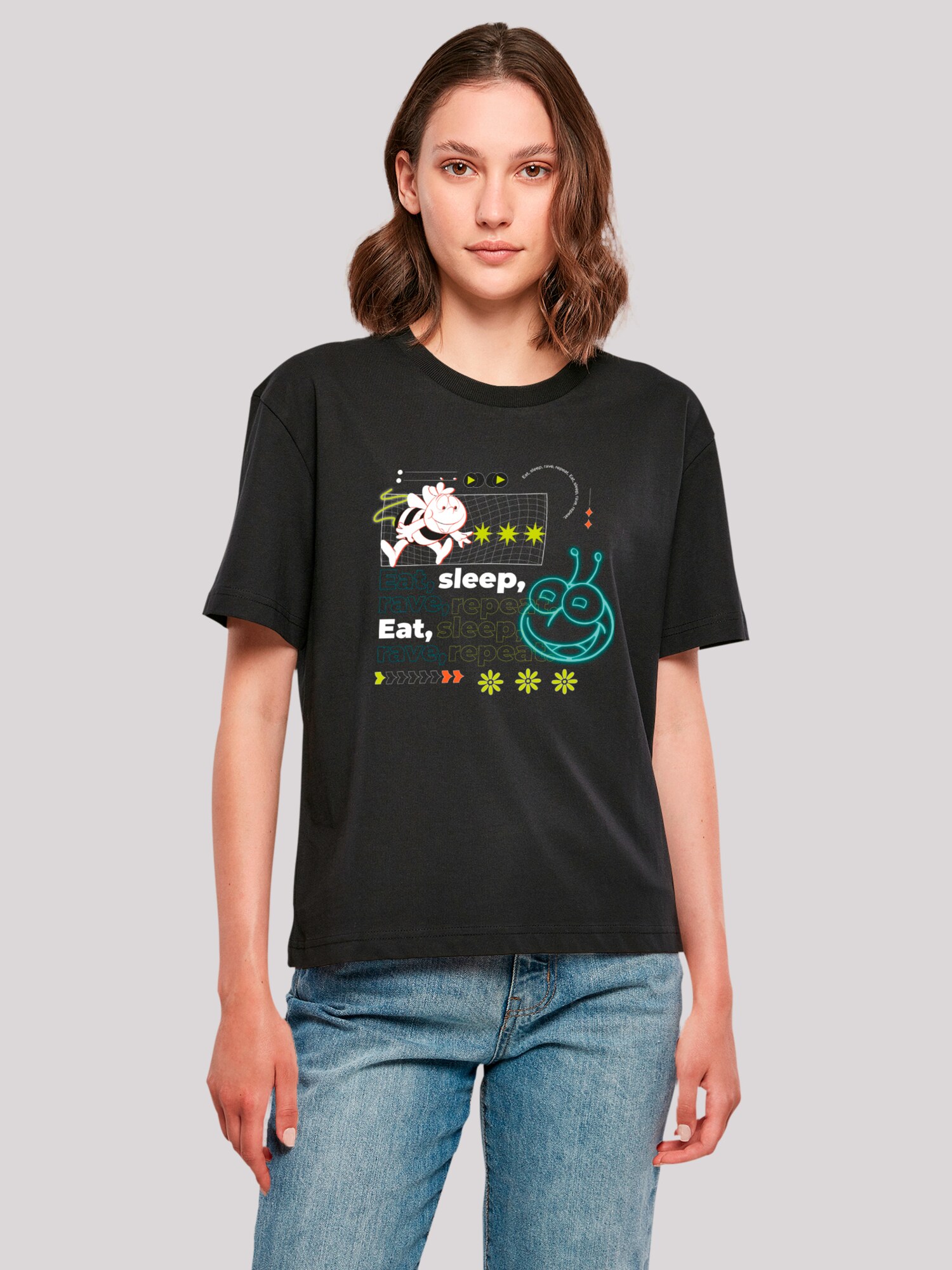 Thumbnail - F4NT4STIC Shirt Heroes of Childhood Die Biene Maja Eat Sleep Rave Repeat