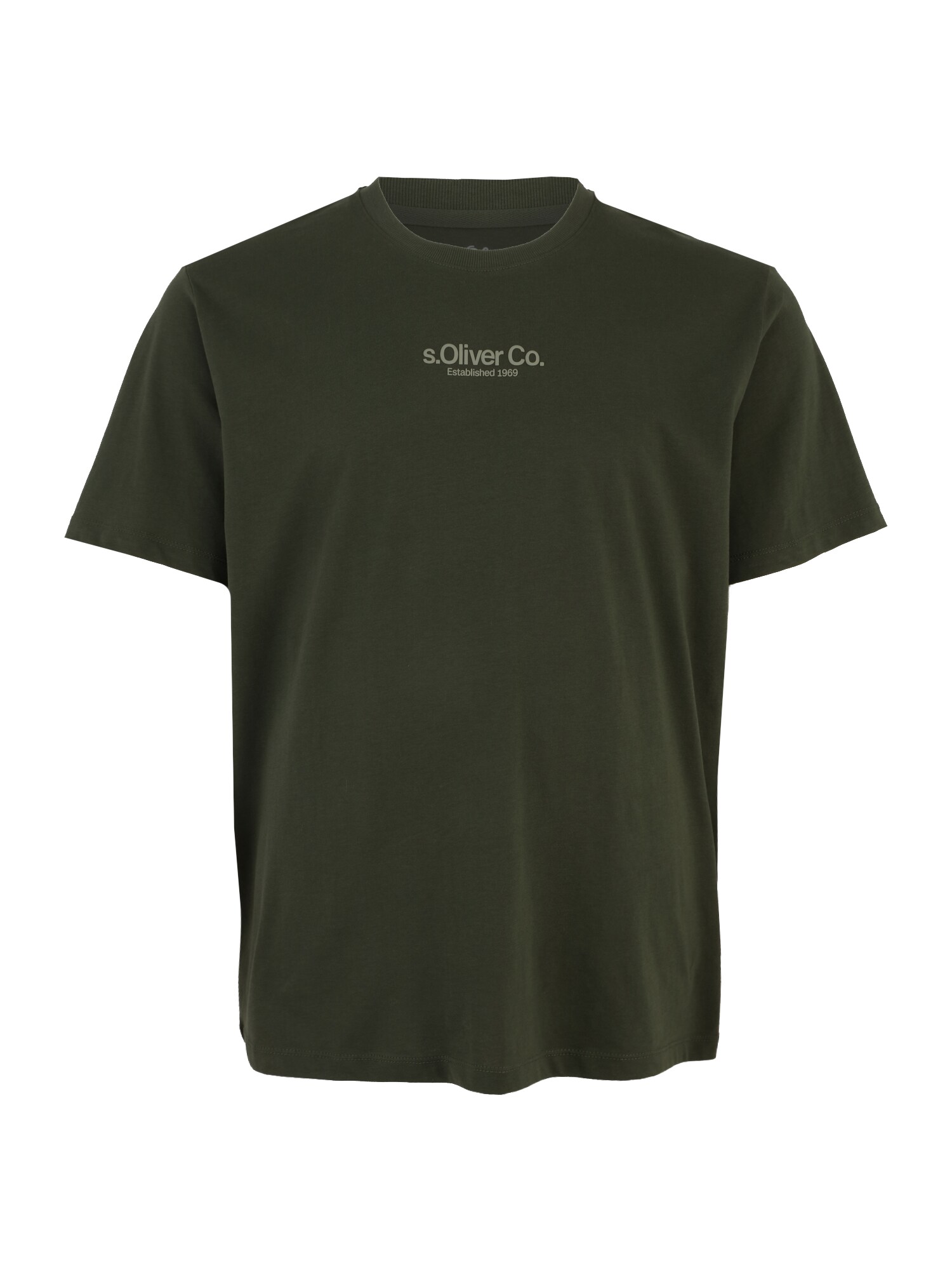 s.Oliver Tricou  crem / verde închis