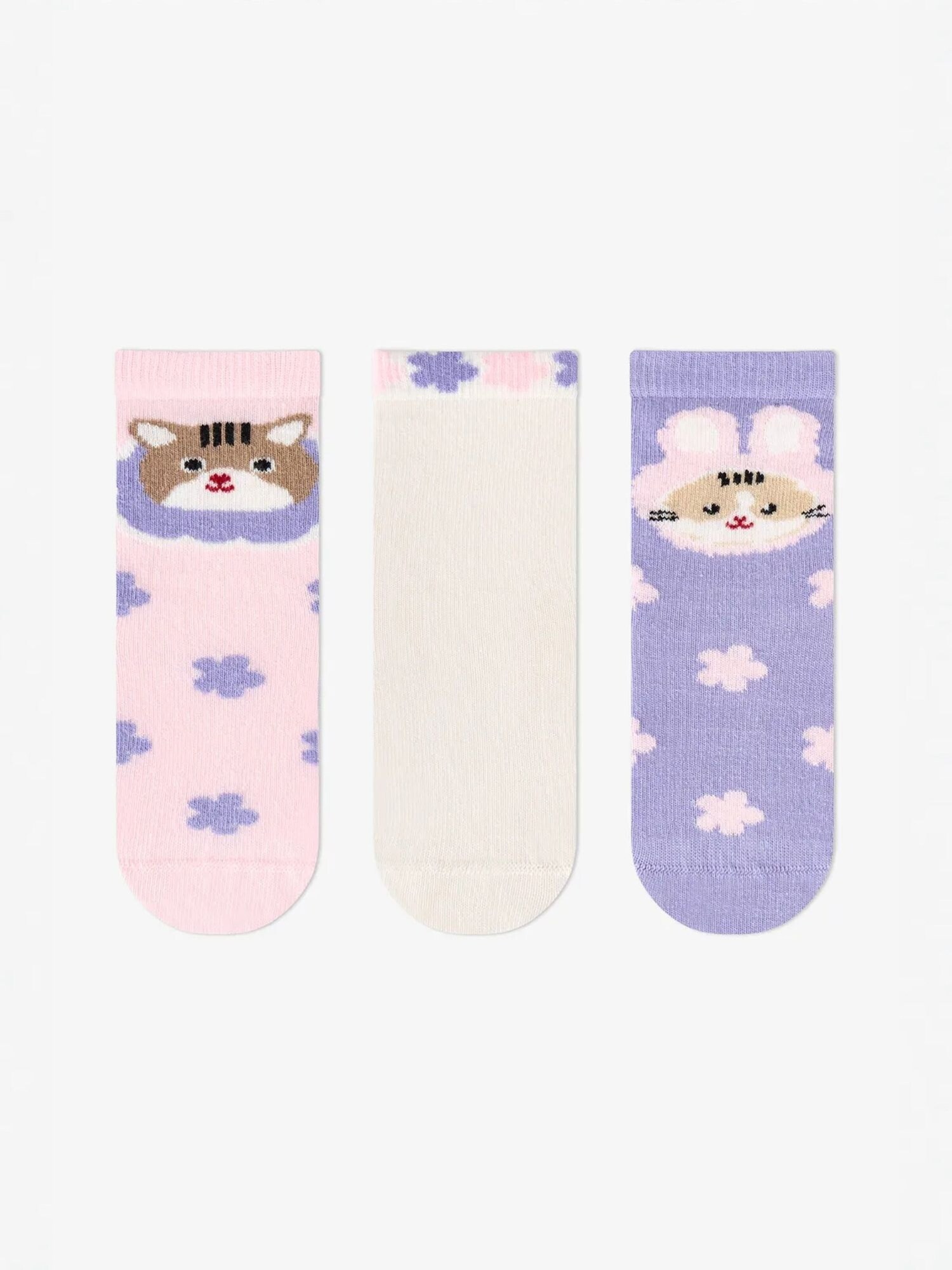 Penti Čarape 'PENTI Mädchen Feel Better Socken im Katzenmuster, 2er-Pack' miks boja