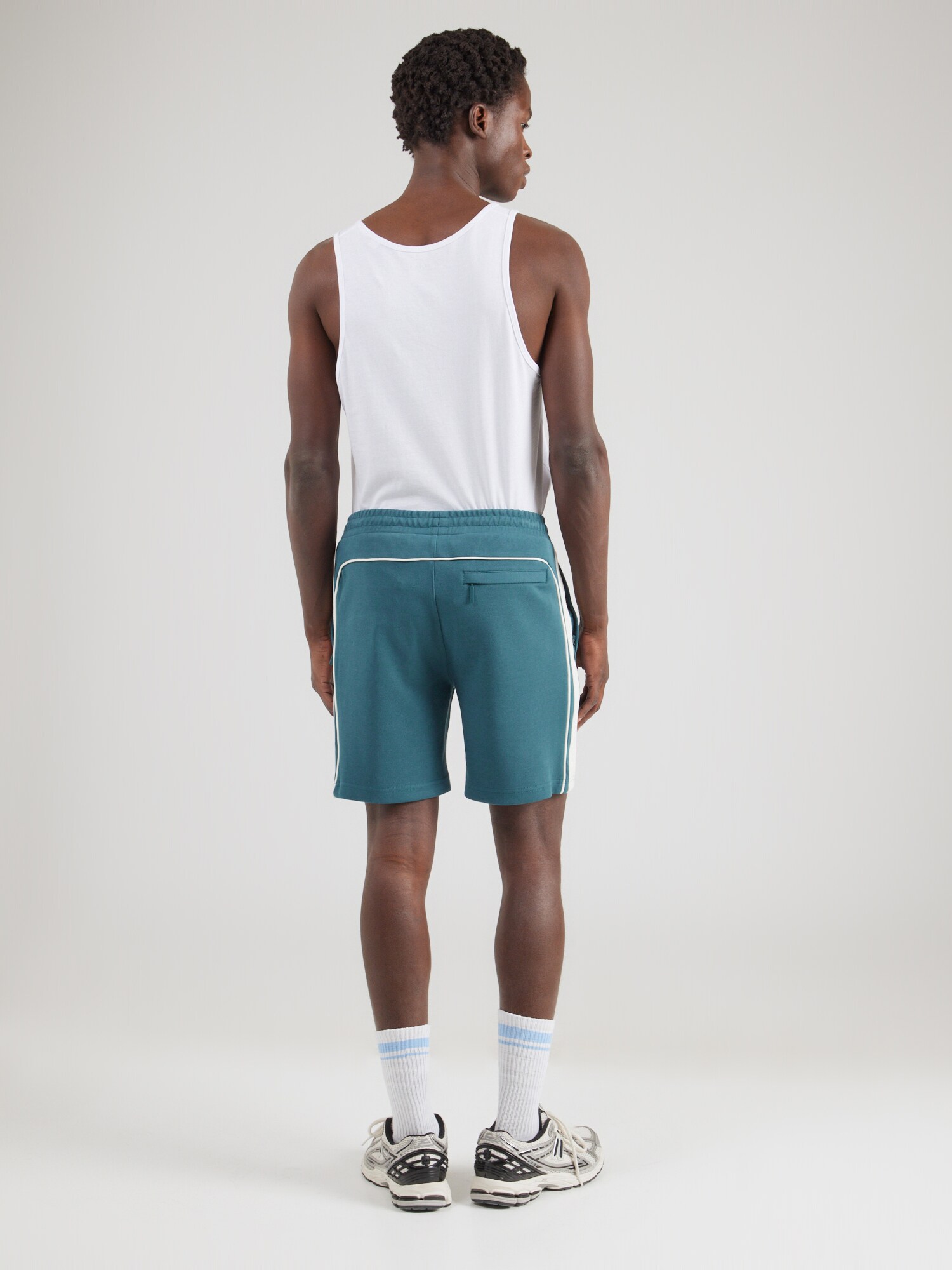 Sergio Tacchini Pantalón 'Egeo' petróleo / blanco – imagen 2