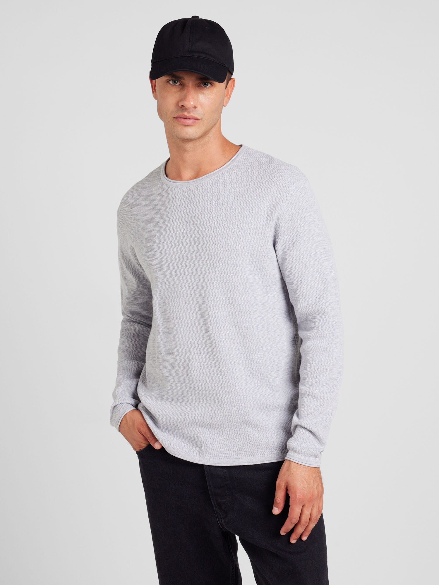 TOM TAILOR DENIM Pulóver  világosszürke termék 2. képe