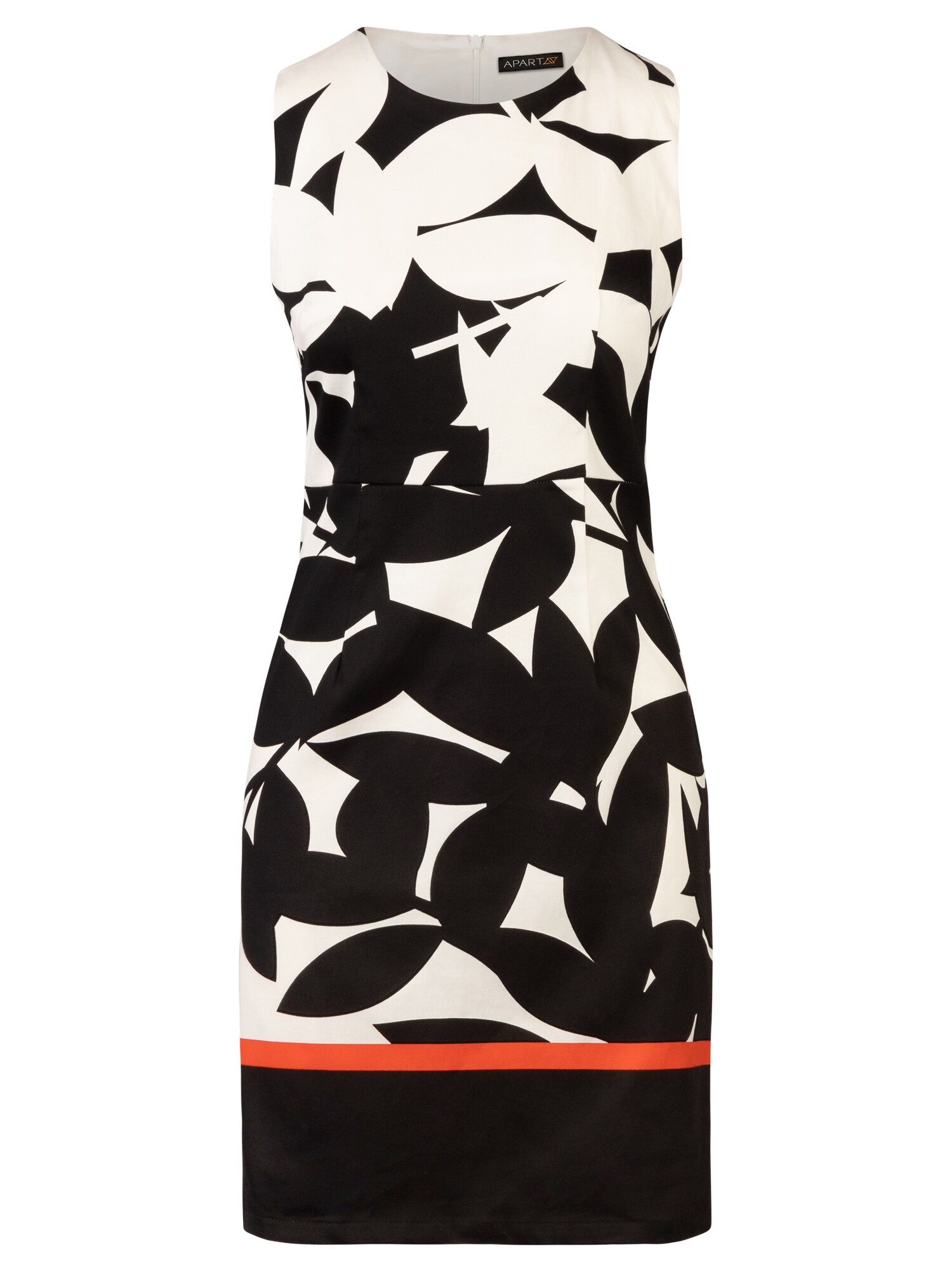 Apart APART Sommerkleid in tailliertem Schnitt creme / mischfarben / schwarz