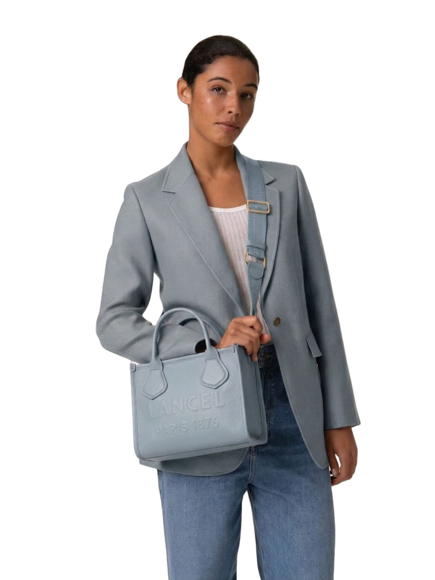 Lancel Bolso de mano 'Lancel Cabas S Jour De Lancel Ecume Femme'  azul claro