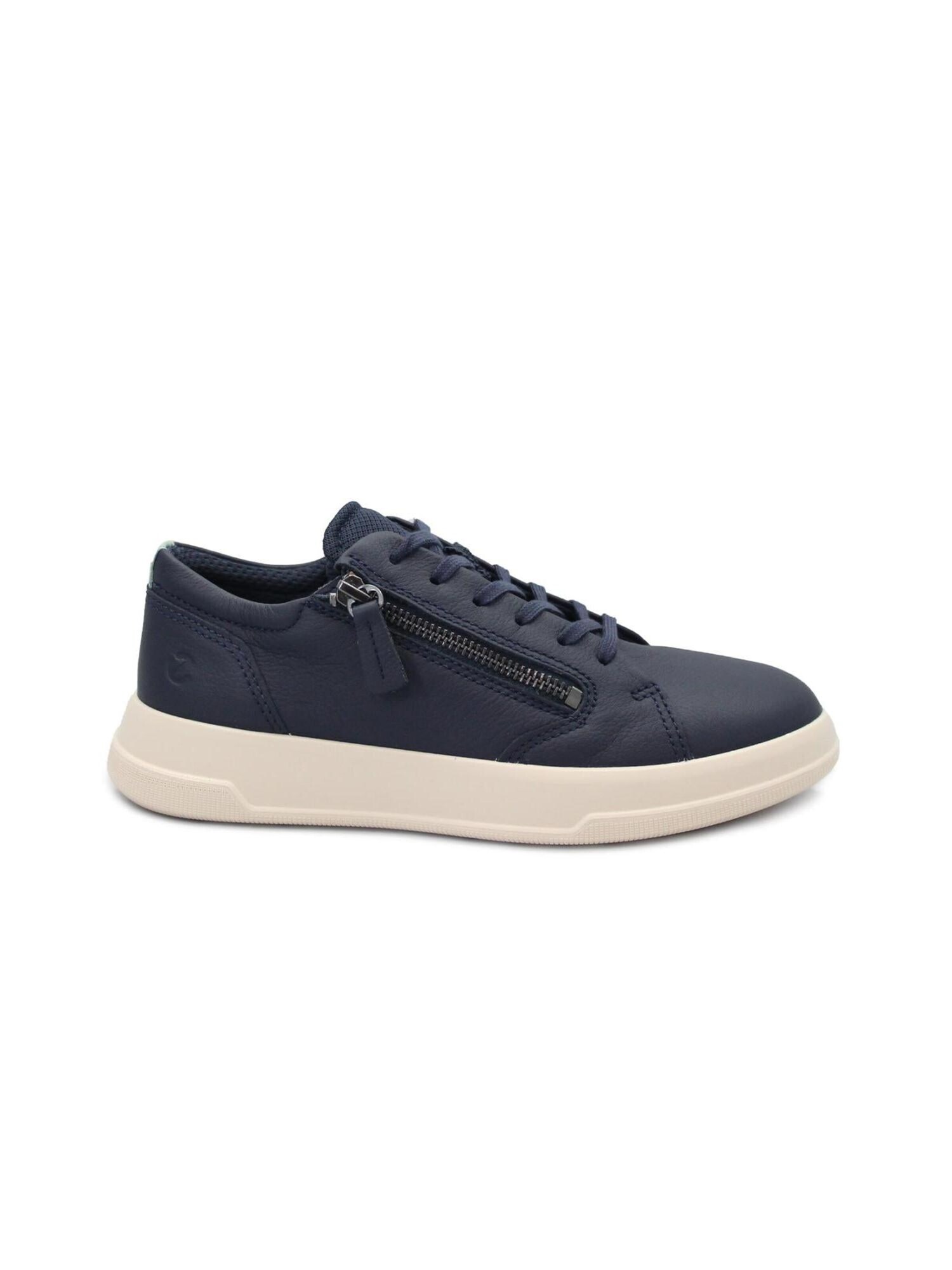 ECCO Zapatillas deportivas bajas 'ECCO MOVE W 223813 blu marine scarpe donna sneakers pelle lacci zip' marino