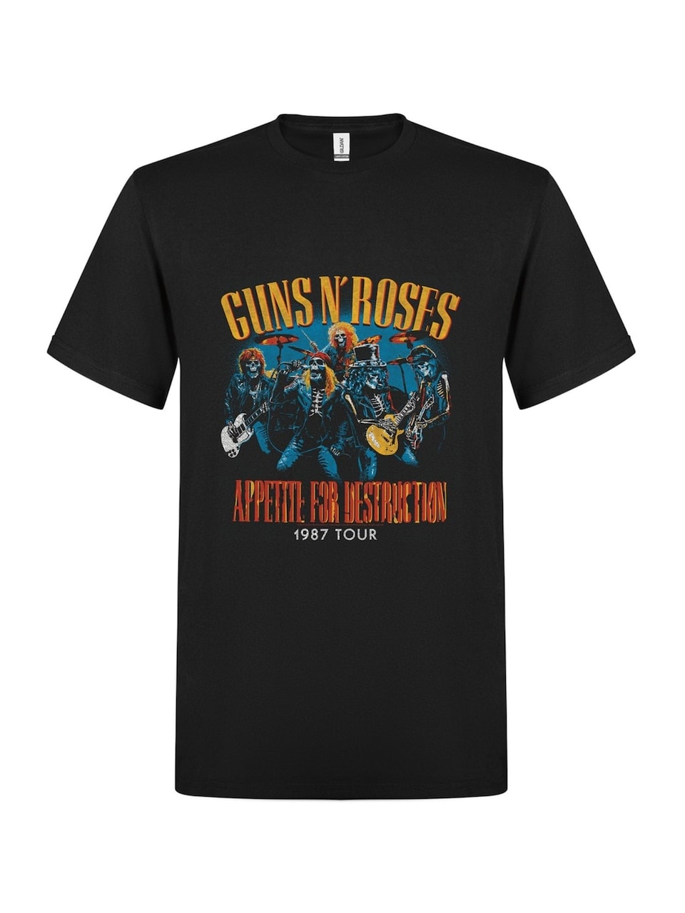 T-shirt 'Guns N´ Roses Appetite for destruction live skulls 1987 T-Shirt'