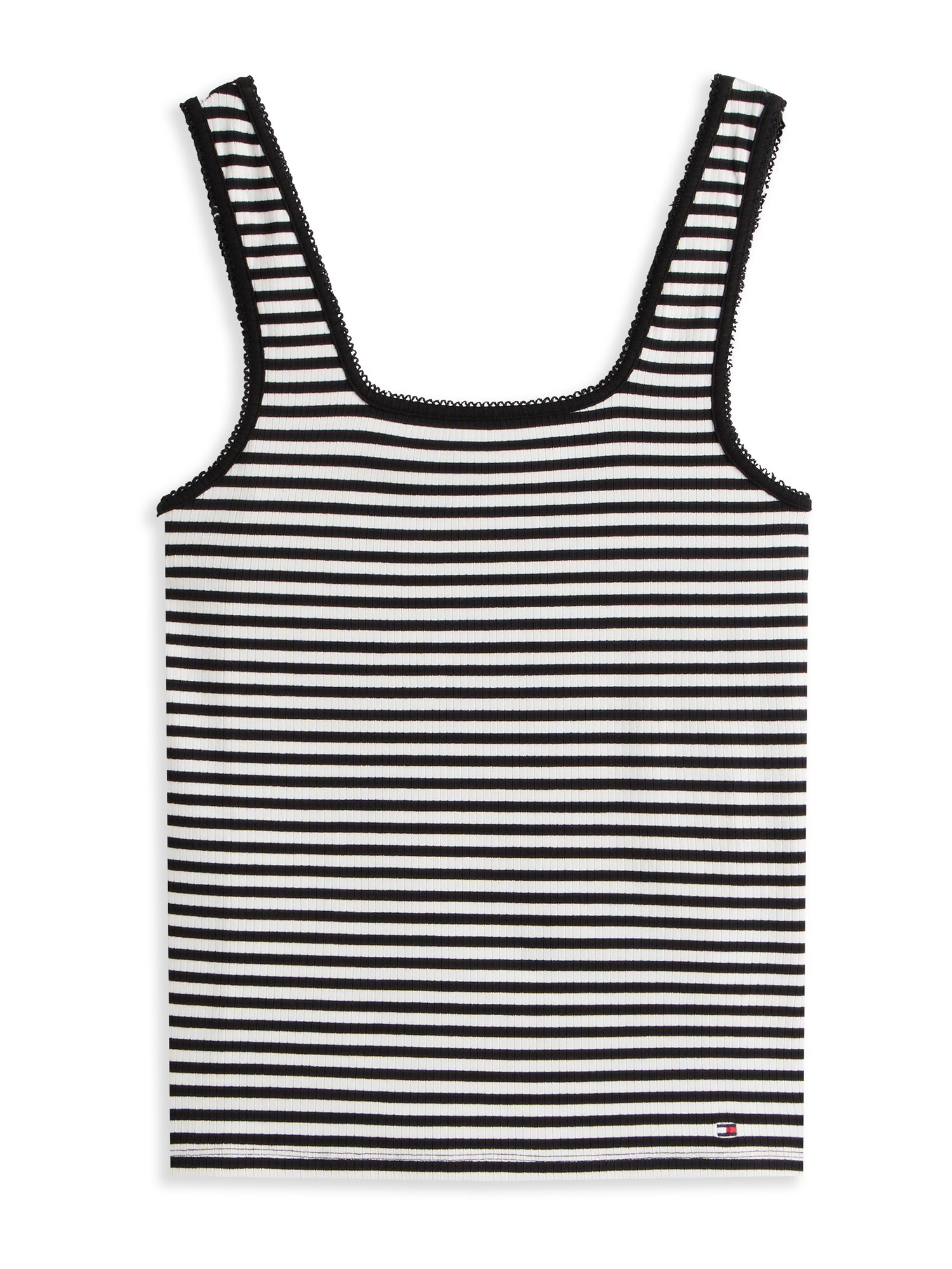 TOMMY HILFIGER Top  fekete / fehér akciós termékkép 1