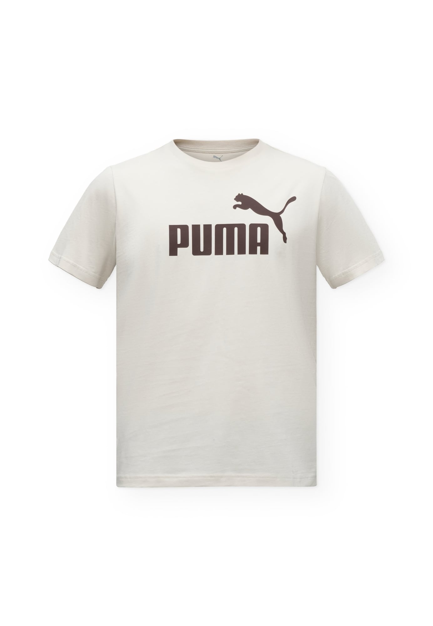 PUMA Camiseta funcional 'ESS No. 1'  marrón oscuro / gris claro