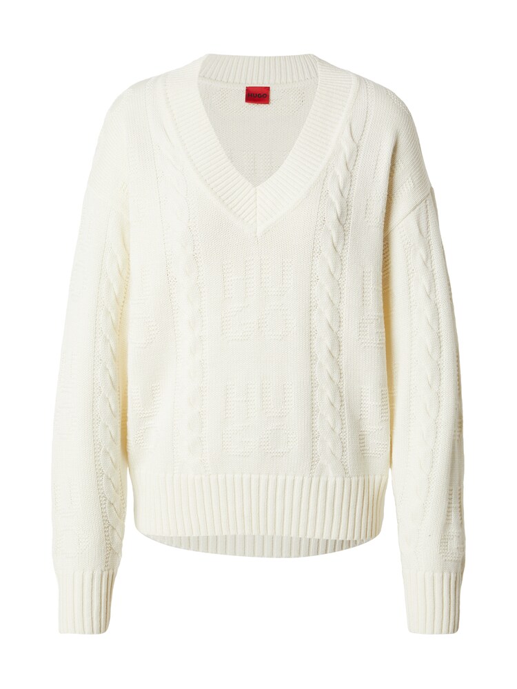 HUGO Pulóver 'Sypres' Női fehér , Méret M