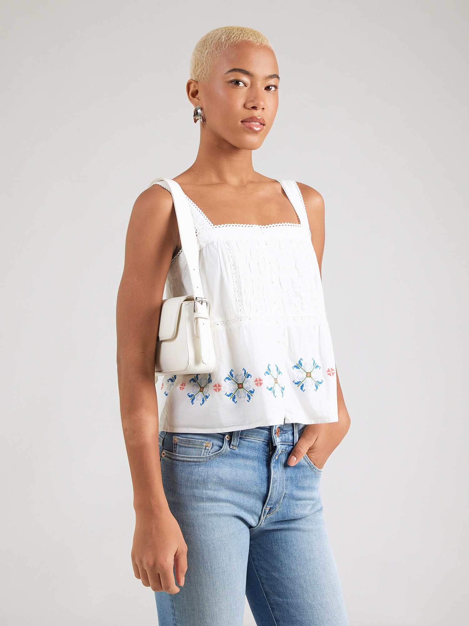 LEVI'S ® Blúzka 'MIMI'  modrá / biela (obrázok 3)