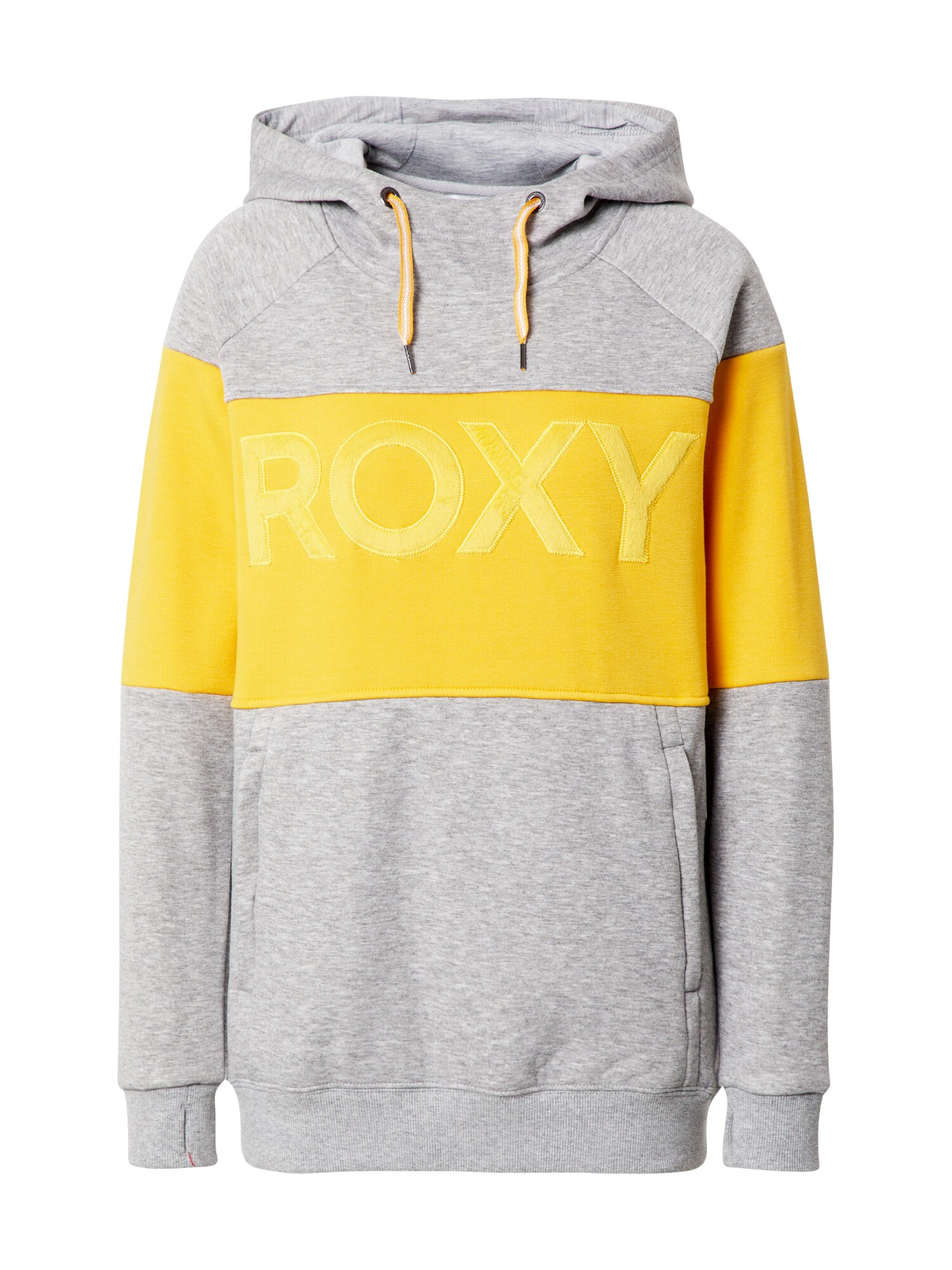 ROXY Sportinio tipo megztinis 'LIBERTY'  geltona / margai pilka