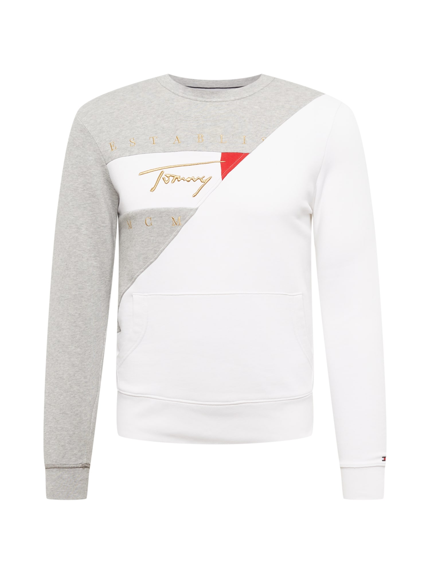 Tommy Remixed Sweatshirt  ouro / acinzentado / vermelho claro / offwhite