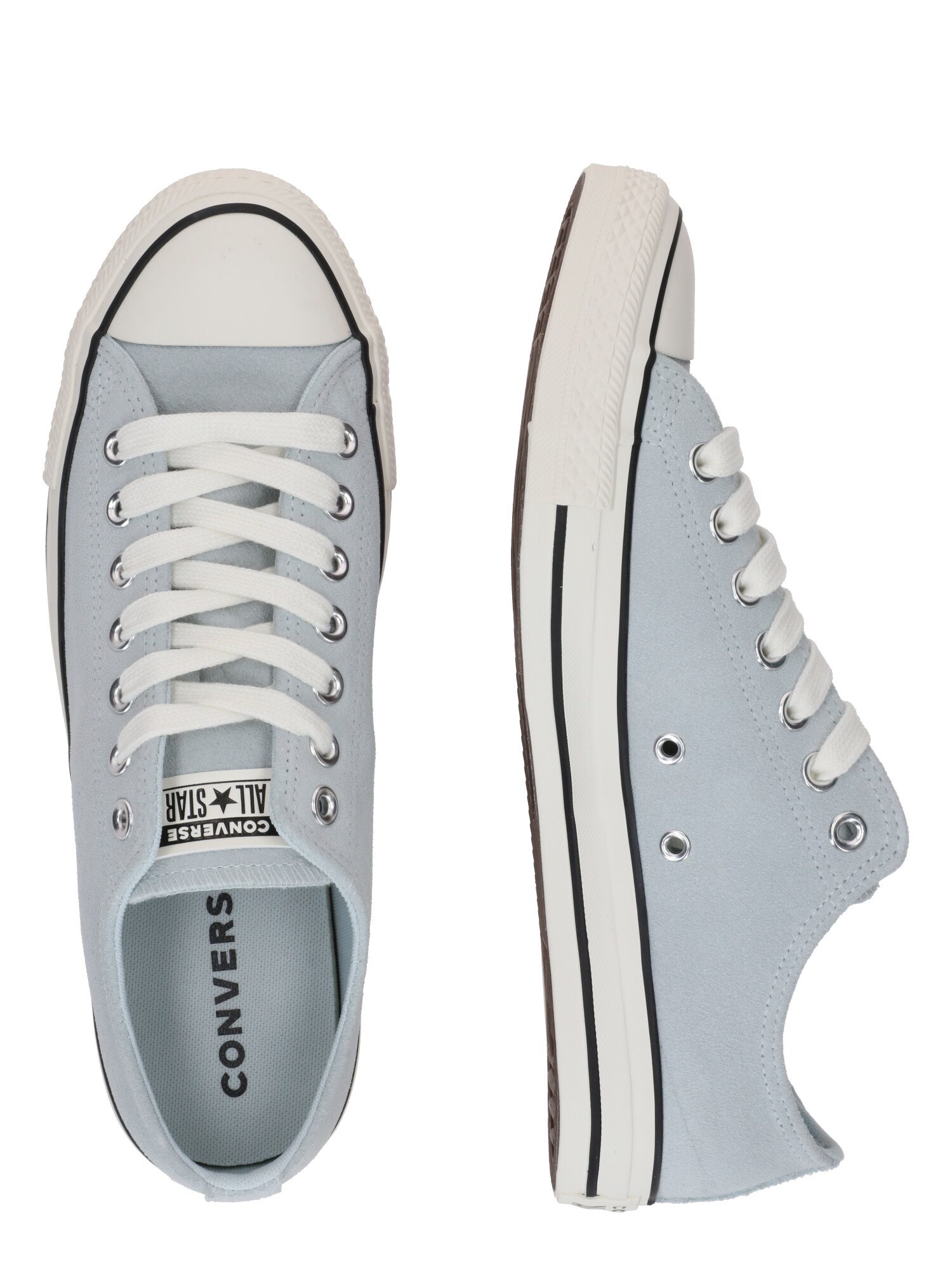 CONVERSE Rövid szárú sportcipők 'CTAS OX YOU DEW'  pasztellkék / fekete / fehér termék 2. képe